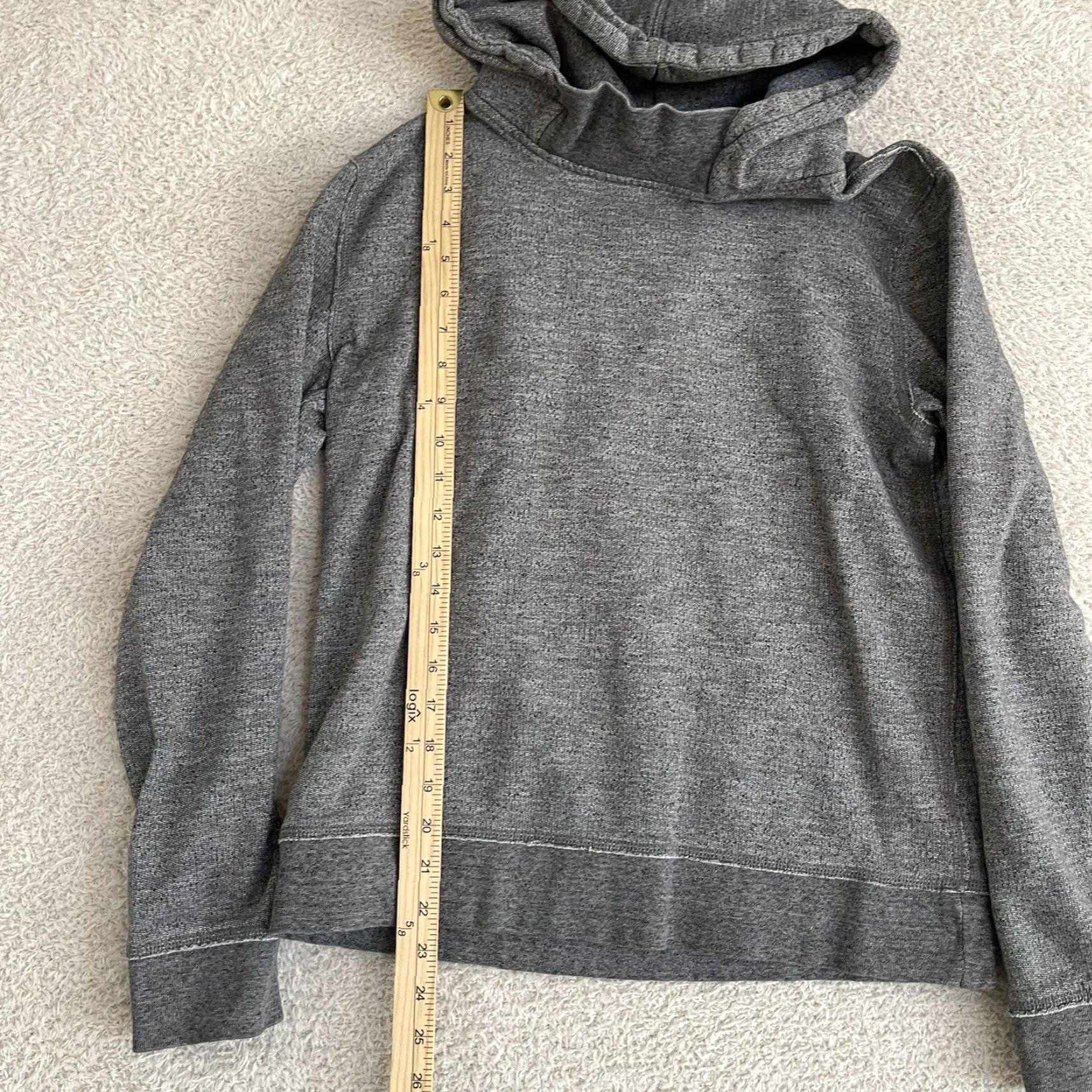 T by Alexander Wang VINTAGE Alexander Wang T Hoodie Sweatshirt Womens Medium Gray Pullover Heathered Sweatshirt Ladies M Gray Cotton Pullover Women Mens? Size M / US 6-8 / IT 42-44 - 5 Thumbnail