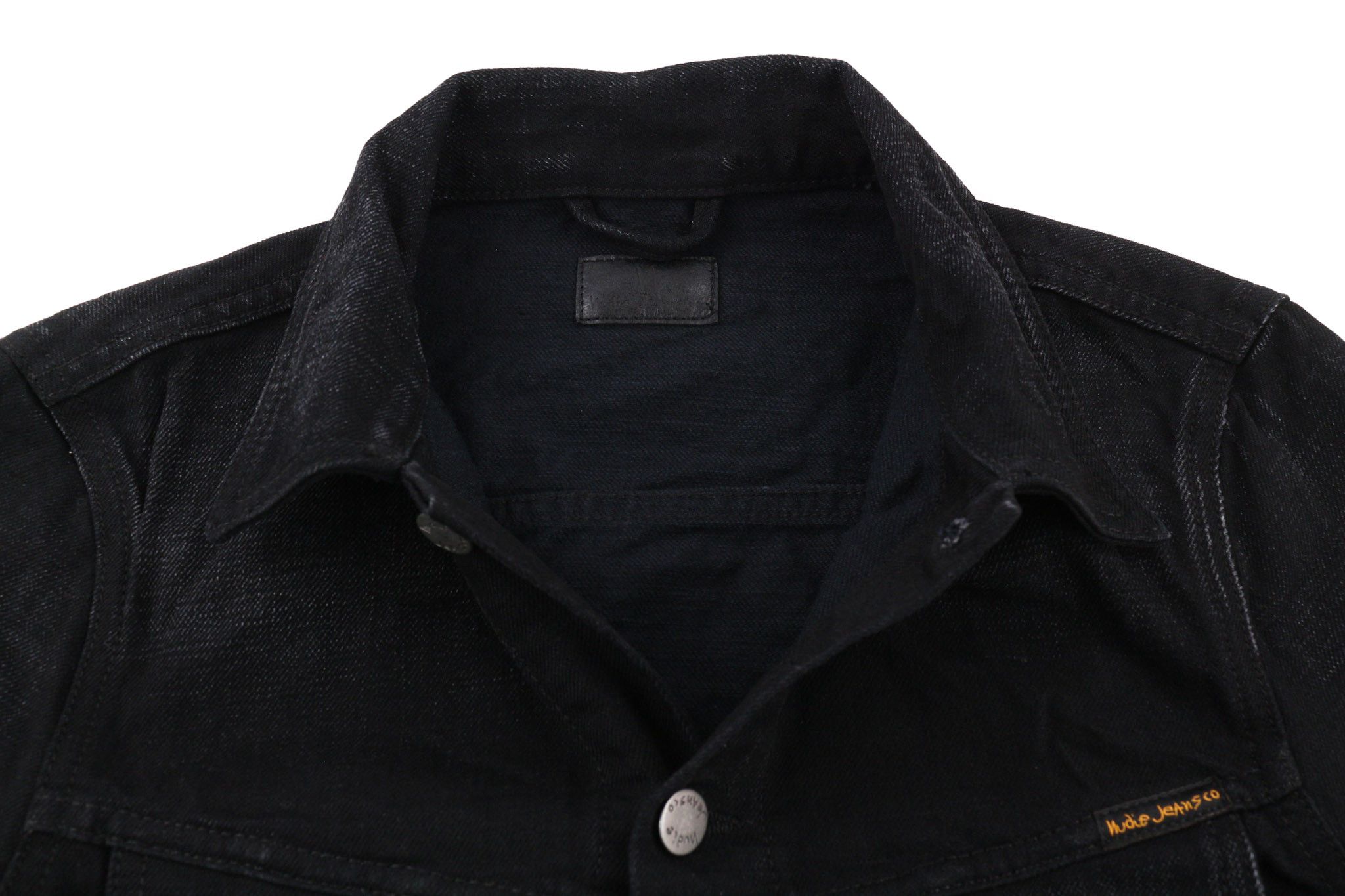 Nudie Jeans BILLY REBEL BLACK XS Denim Black Cotton Jacket 80797 Size US XS / EU 42 / 0 - 4 Thumbnail