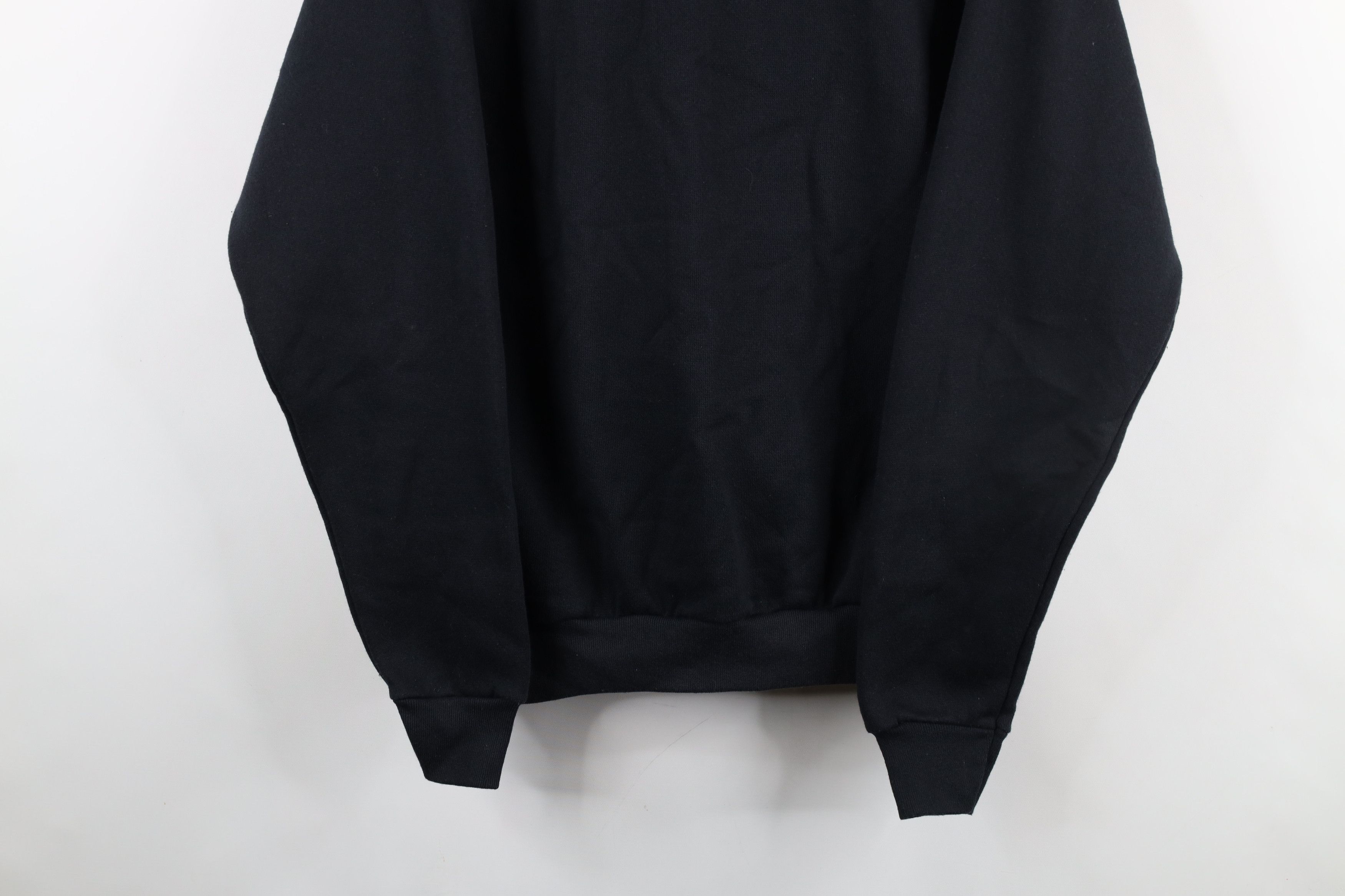 Vintage Vintage 90s Streetwear Blank Crewneck Sweatshirt Black USA Size US M / EU 48-50 / 2 - 3 Thumbnail