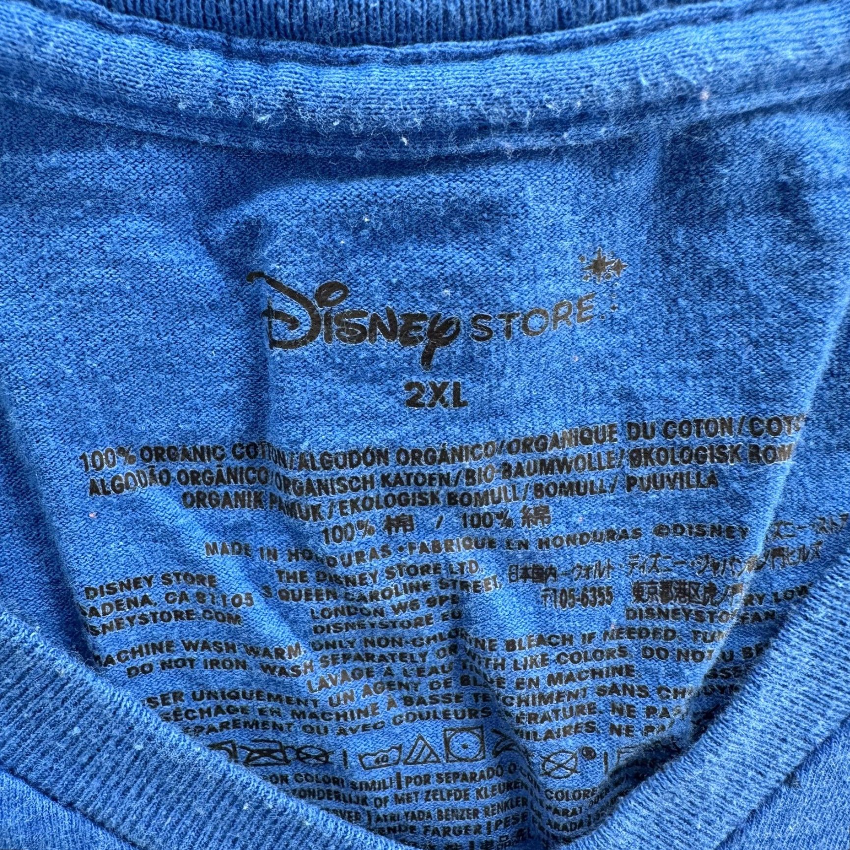 Disney VINTAGE Disney Shirt Womens 2XL Blue Minnie Mickey Christmas Tree Holiday Tee Size XXL / US 16-18 / IT 52-54 - 7 Thumbnail