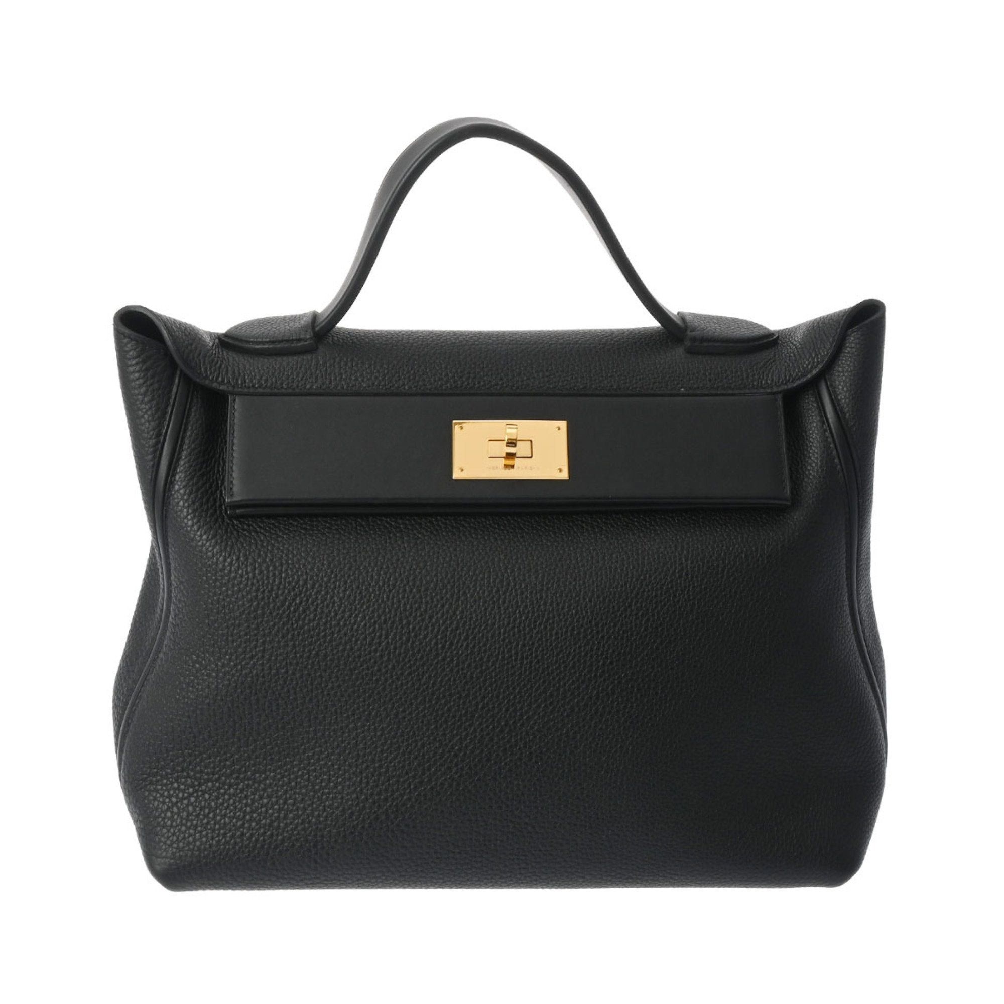 image of Hermes Van Quatre 35 Black - Y Stamp [Around 2020] Women's Handbag