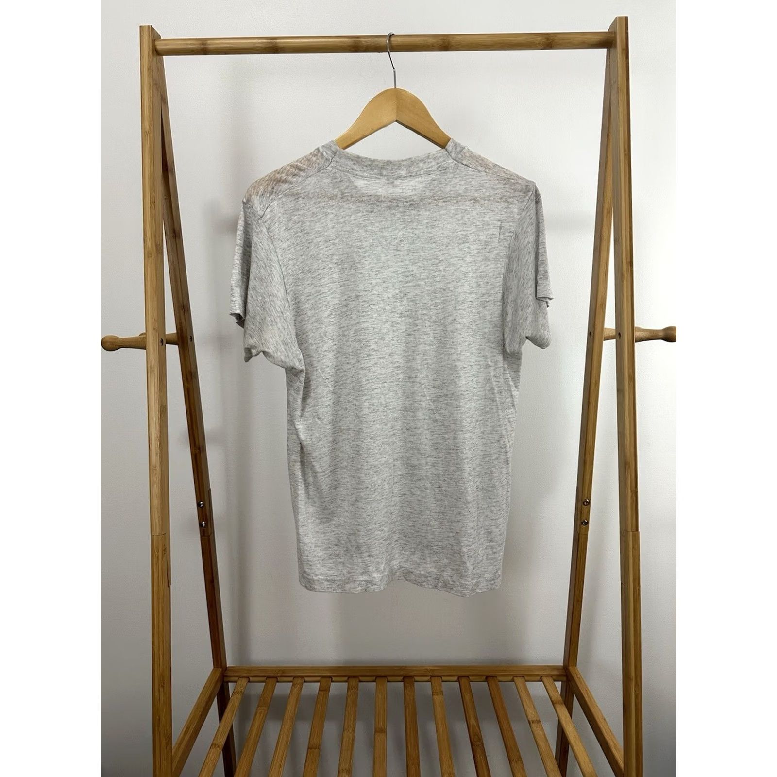 Vintage VTG 80s Lab Staffers Super Worn Paper Thin Burnout WIP Work T-Shirt Size L Shirt Mens Heather Gray Distressed Grunge 90s Size US L / EU 52-54 / 3 - 2 Thumbnail