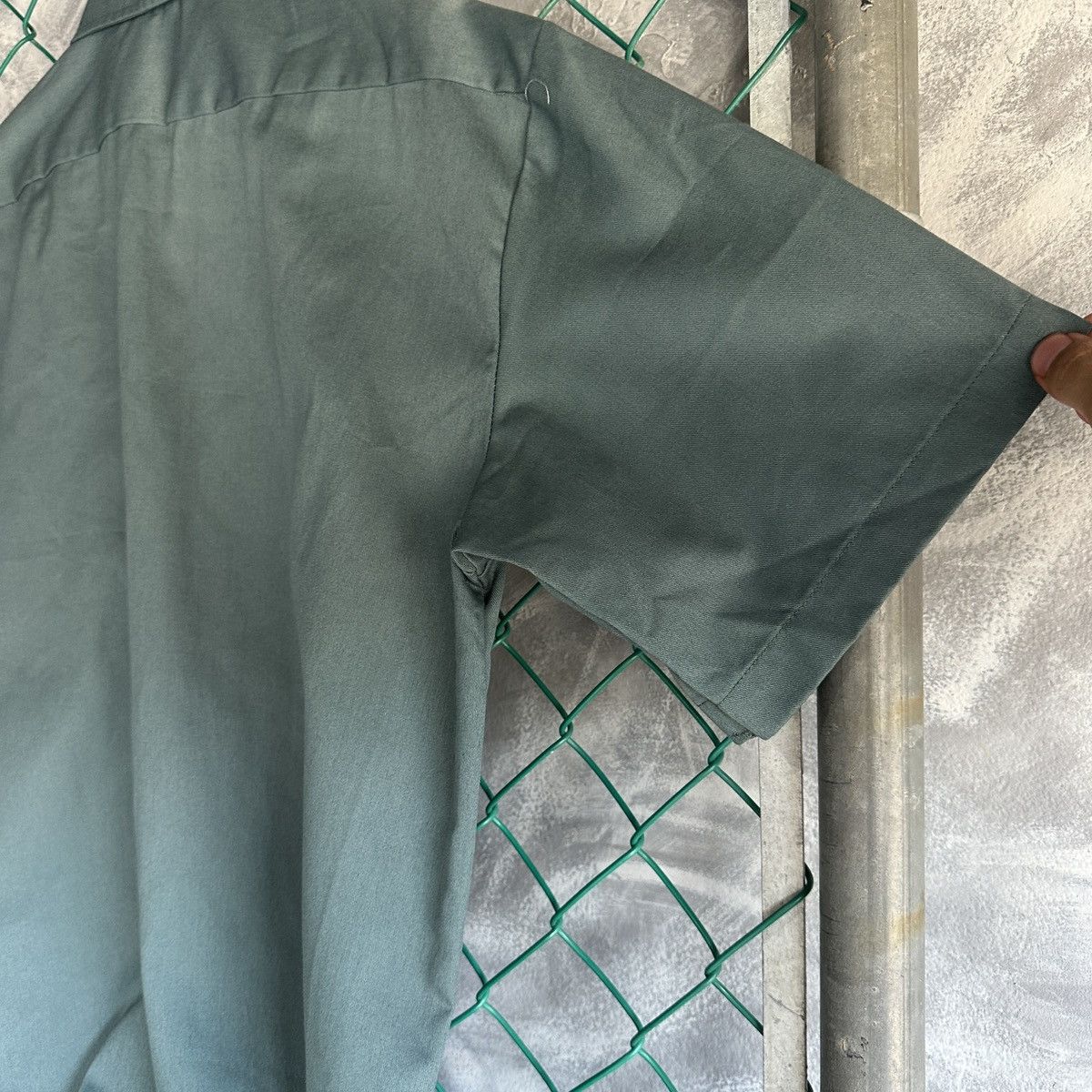 Dickies Dickies Button Up Shirt Mens XL Green New Workwear Mechanic Size US XL / EU 56 / 4 - 9 Thumbnail