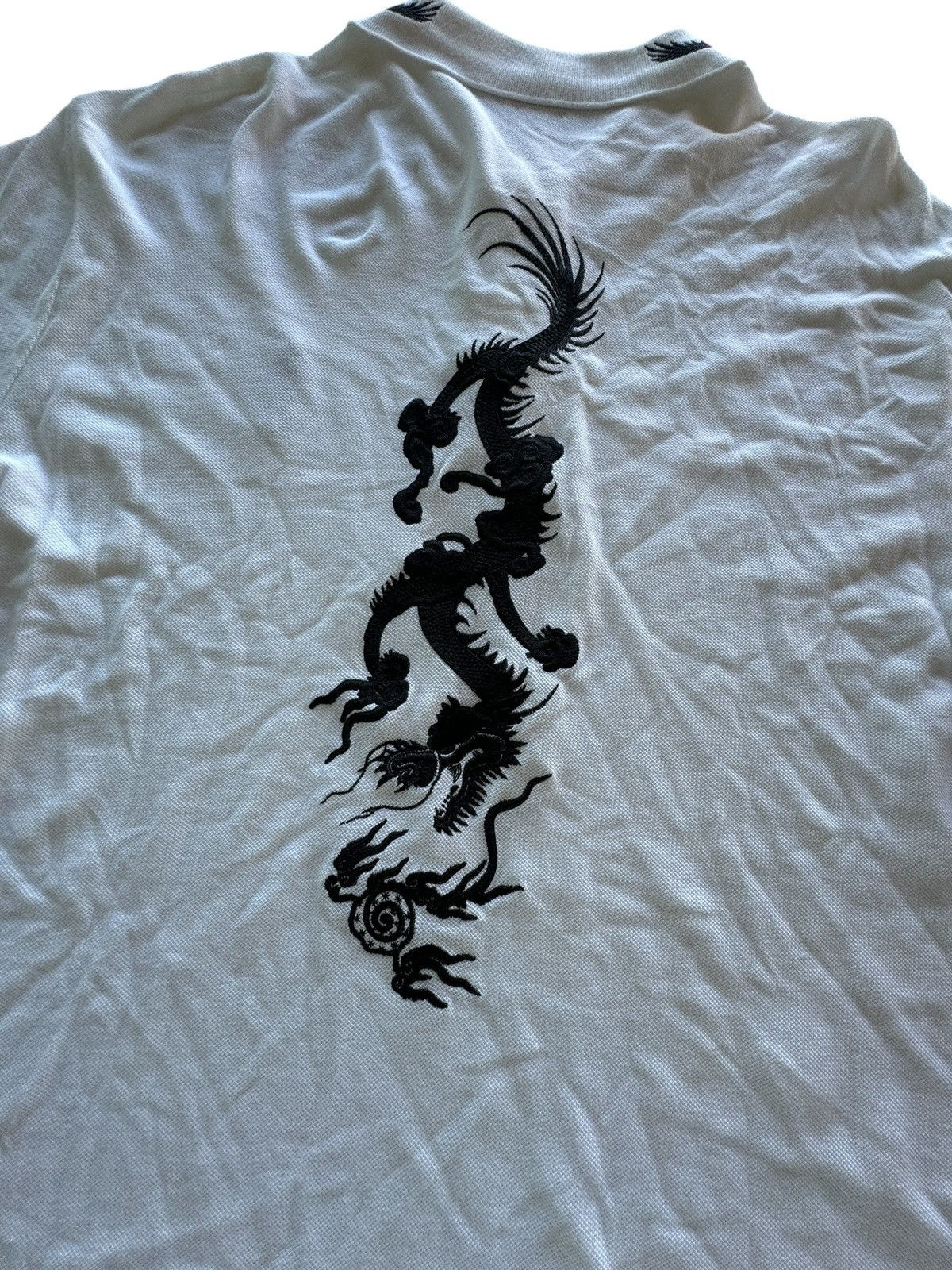 Polo Ralph Lauren Dragon Embroidered Polo Ralph Lauren Custom Fit Polo Size US XXL / EU 58 / 5 - 2 Thumbnail