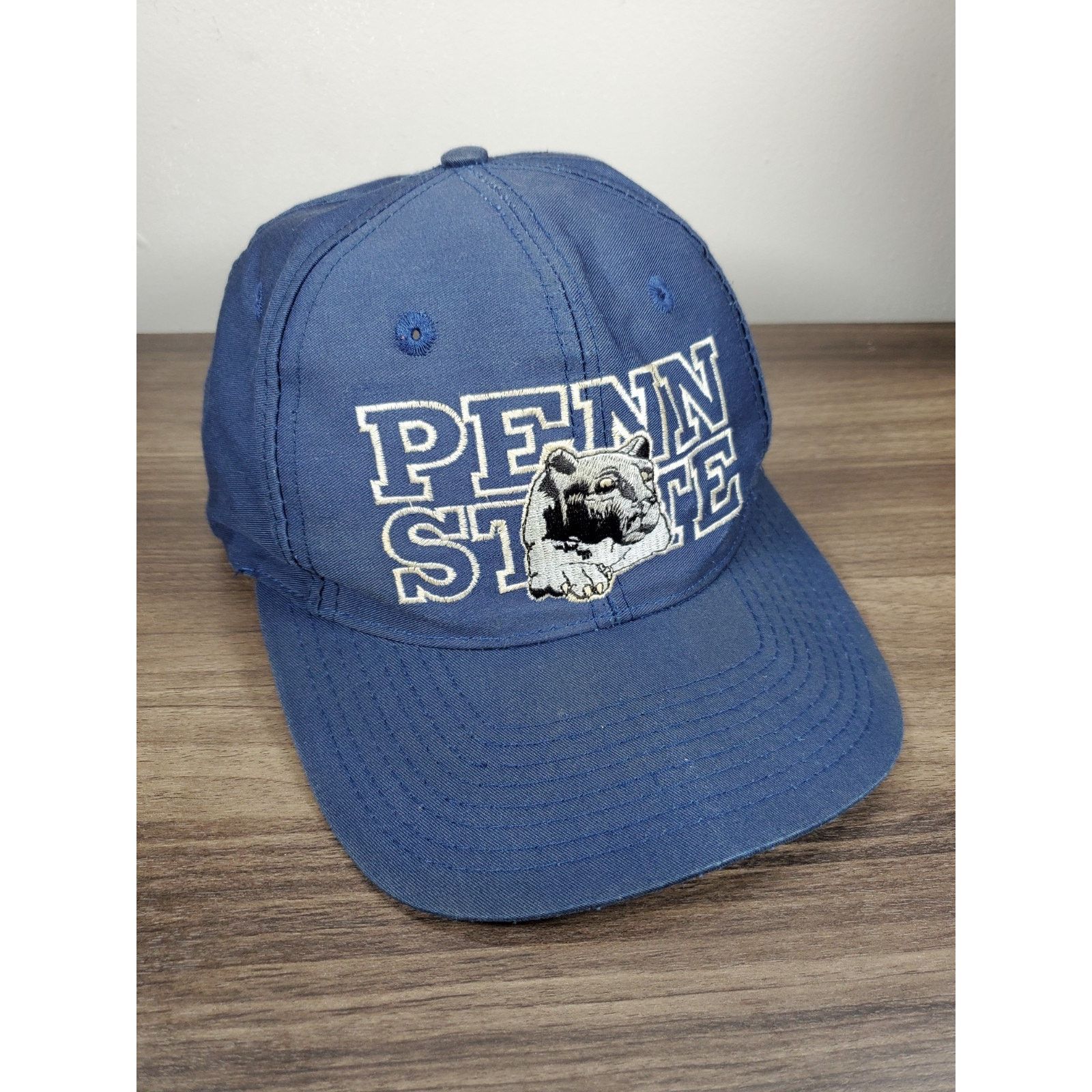 NCAA × Vintage 90s Penn State Spellout Hat Snapback Cap NCAA Football PSU Size ONE SIZE - 1 Thumbnail