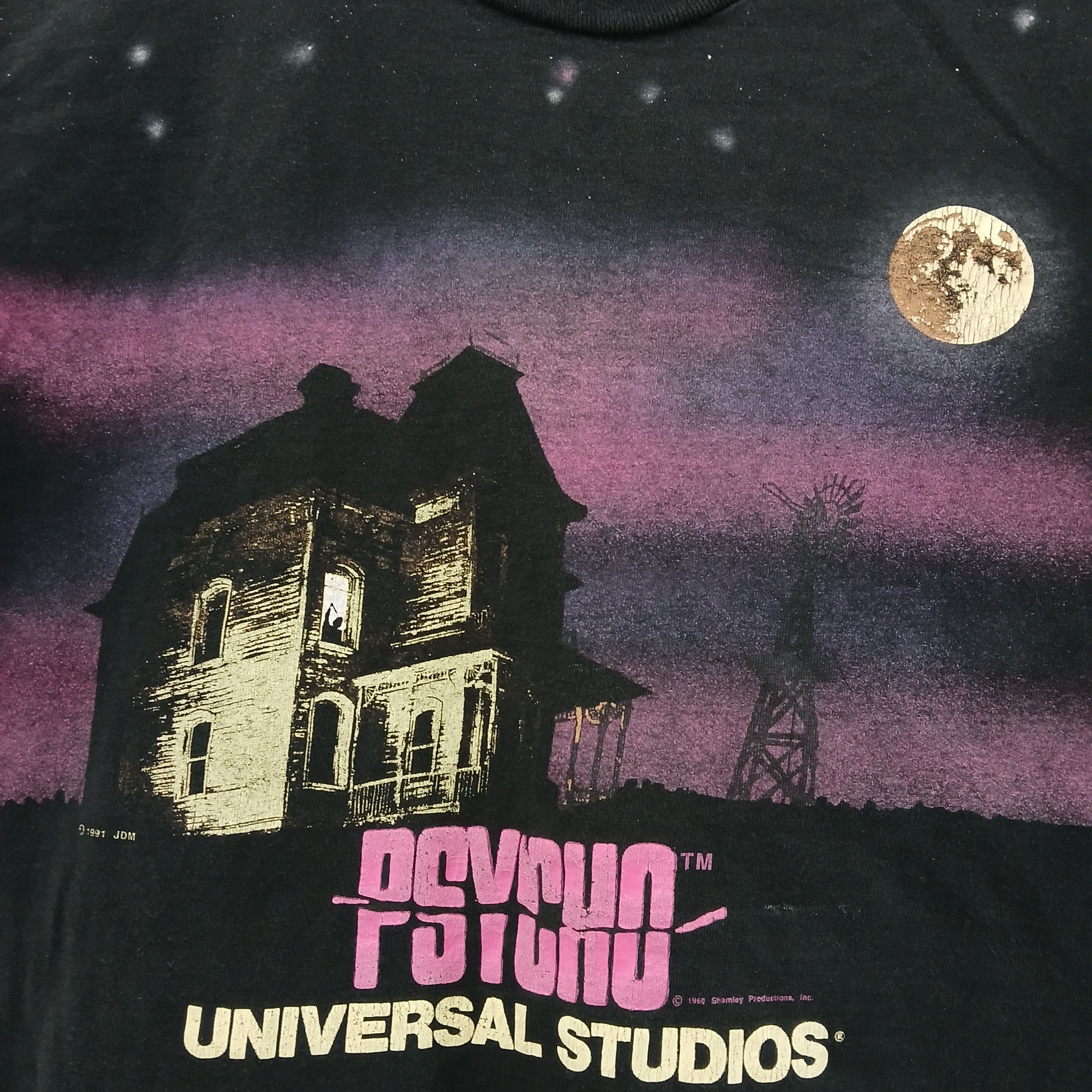 Universal Studios PSYCHO Universal Studios Movie Vintage Tee 1991 Size US L / EU 52-54 / 3 - 3 Thumbnail