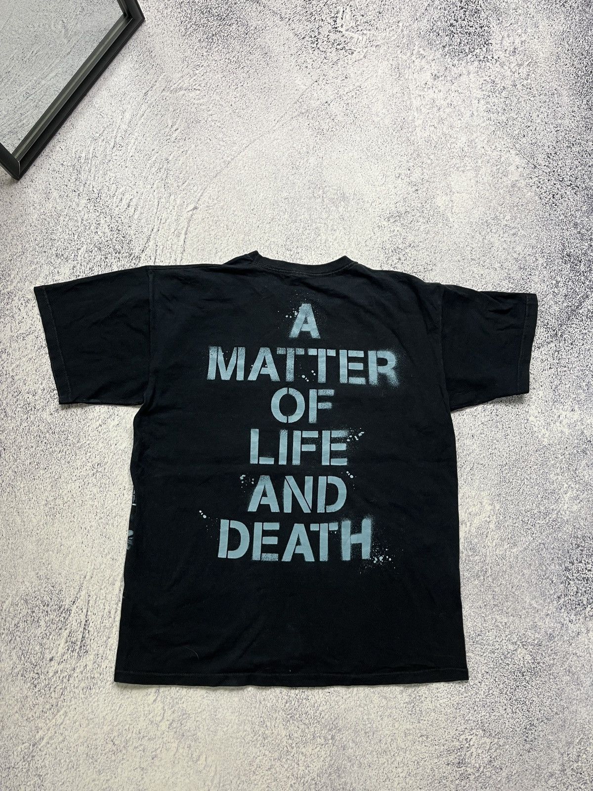 Band Tees Vintage Iron Maiden A Matter Of Life And Death T-Shirt Size US L / EU 52-54 / 3 - 7 Thumbnail