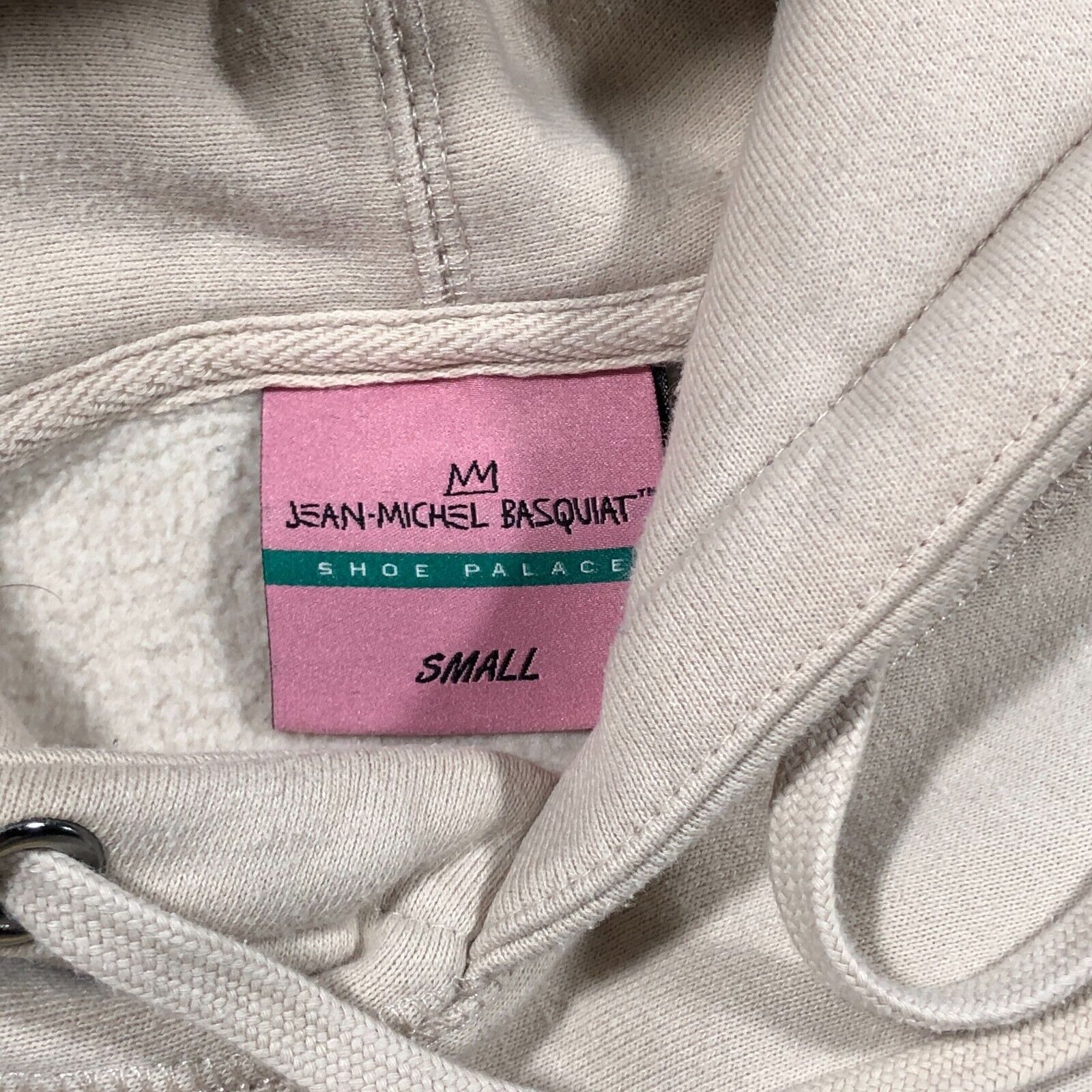 Palace × Vintage Basquiat Shoe Palace Dinosaur Crown Light Brown Hoodie Size US S / EU 44-46 / 1 - 6 Thumbnail