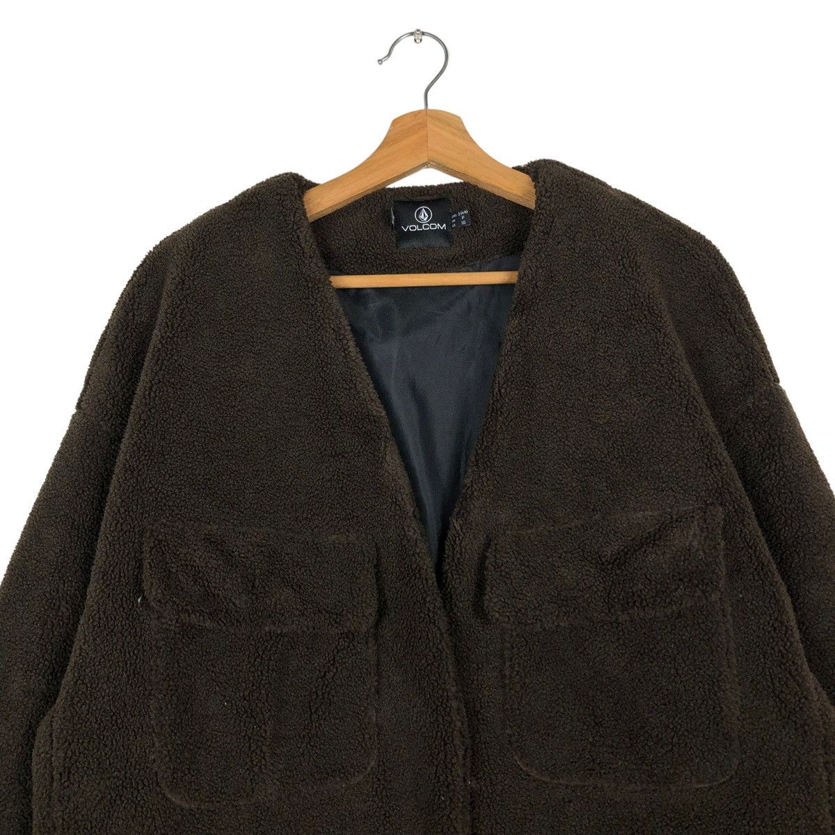 Japanese Brand 🔥RICH BROWN LONG FLEECE JACKET VOLVOM STREETWEAR Size US S / EU 44-46 / 1 - 3 Thumbnail