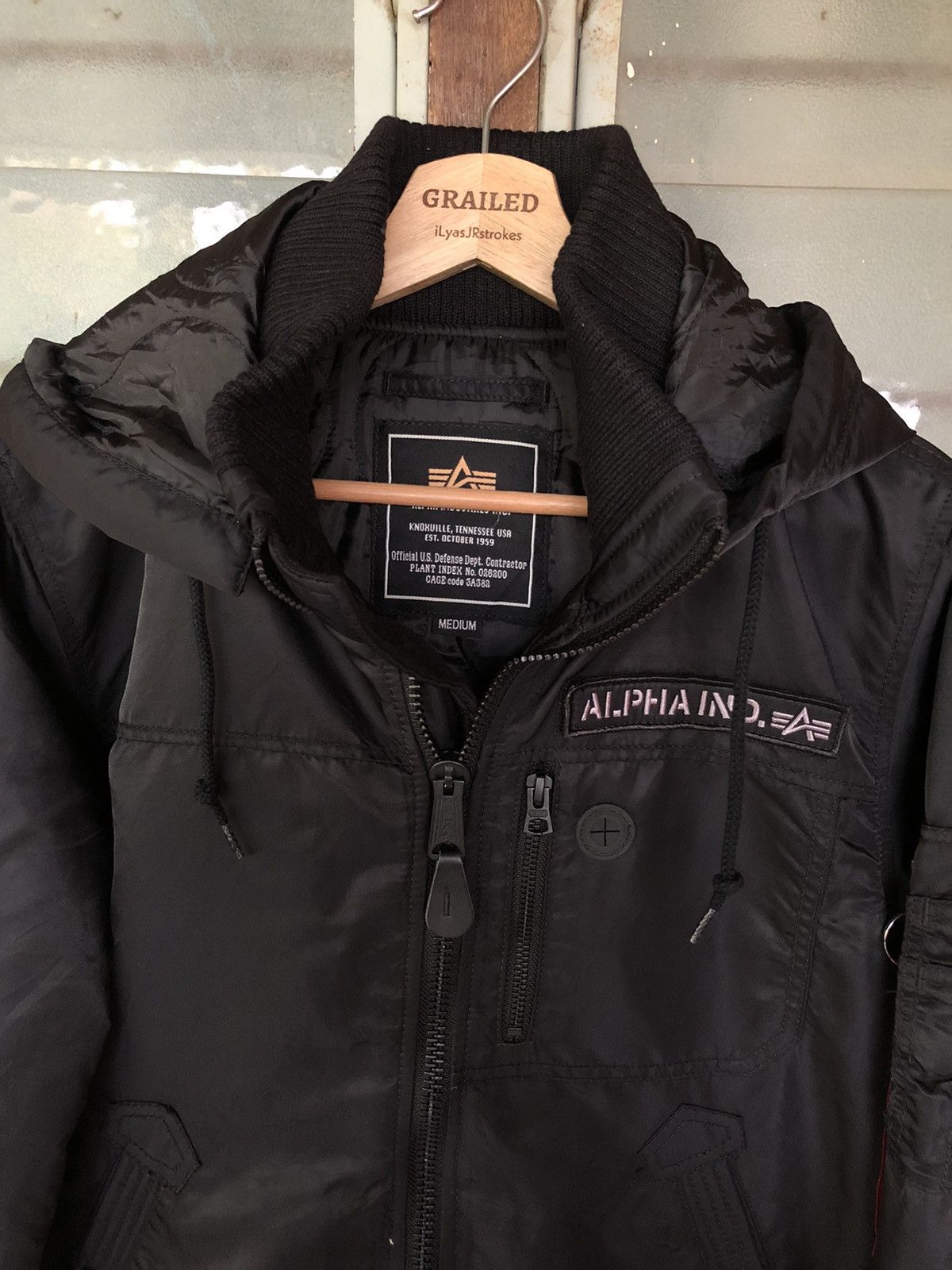 Alpha Industries Alpha Industries Hoodie Bomber Jacket Size US M / EU 48-50 / 2 - 4 Thumbnail
