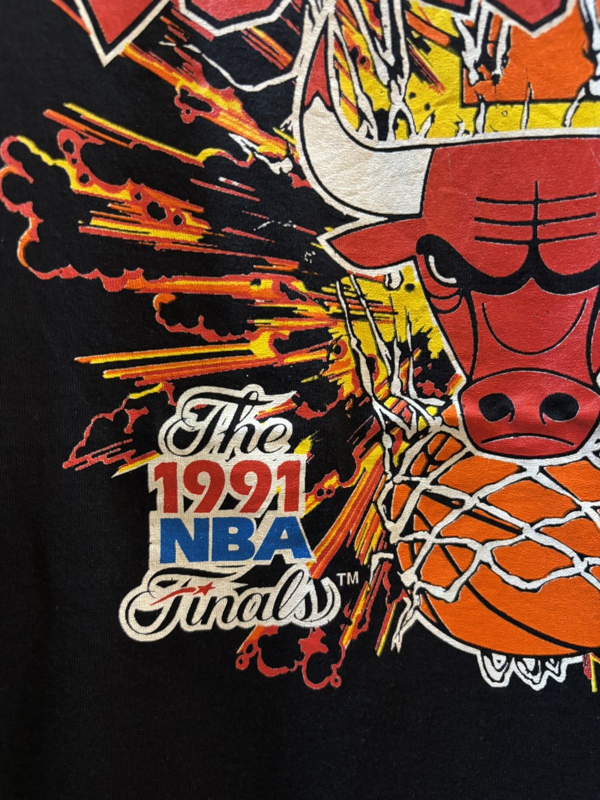 Vintage Vintage Chicago Bulls 1991’s Size US XL / EU 56 / 4 - 4 Thumbnail