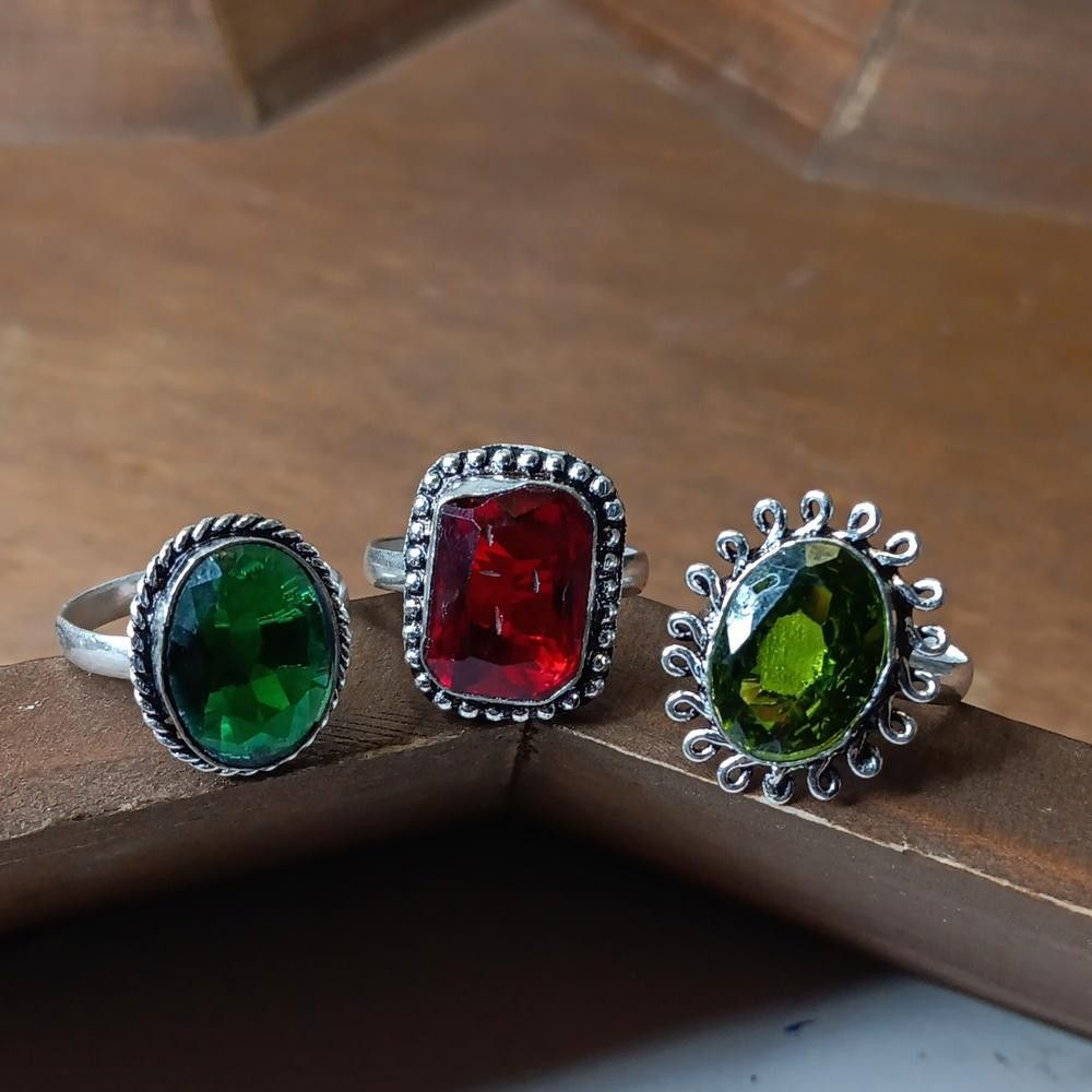 Designer Ring lot, 12 ring, size 7-8 Size ONE SIZE - 7 Thumbnail
