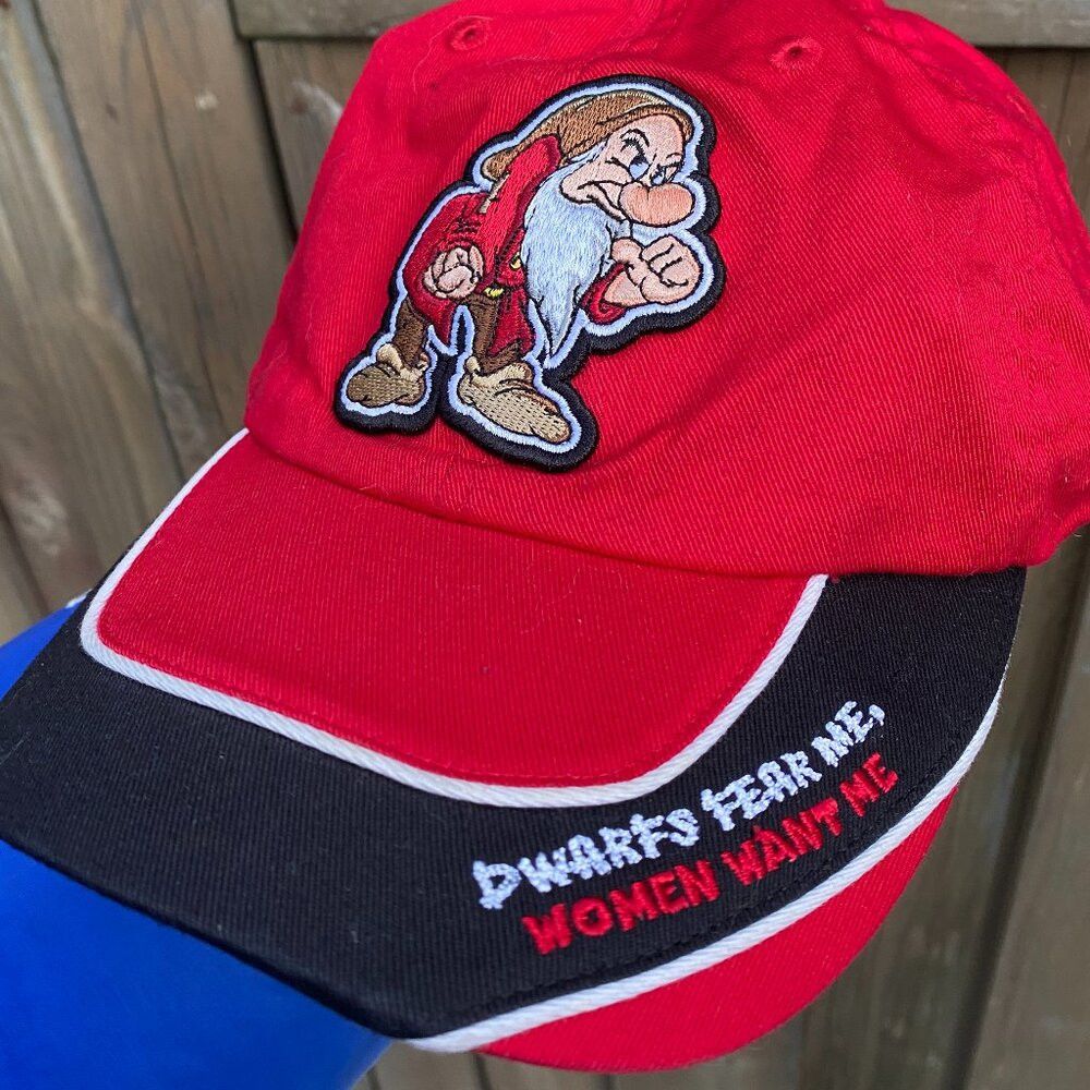 Disney × Vintage Vintage 90s Walt Disney World Embroidered Hat - Grumpy Comi Size ONE SIZE - 2 Thumbnail