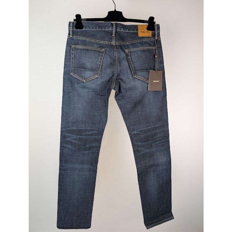 Tom Ford o1rshd1 Straight-Fit Denim Jeans in Navy Size US 33 - 12 Thumbnail