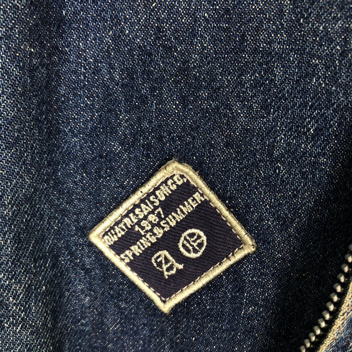 Hysteric Glamour Vintage Denim Bomber Jacket Atsuki Onishi Japan IsseyMiyake Size US L / EU 52-54 / 3 - 20 Thumbnail