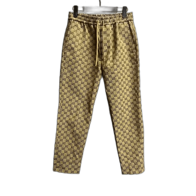 Gucci Camel Print Casual Pants Size 44