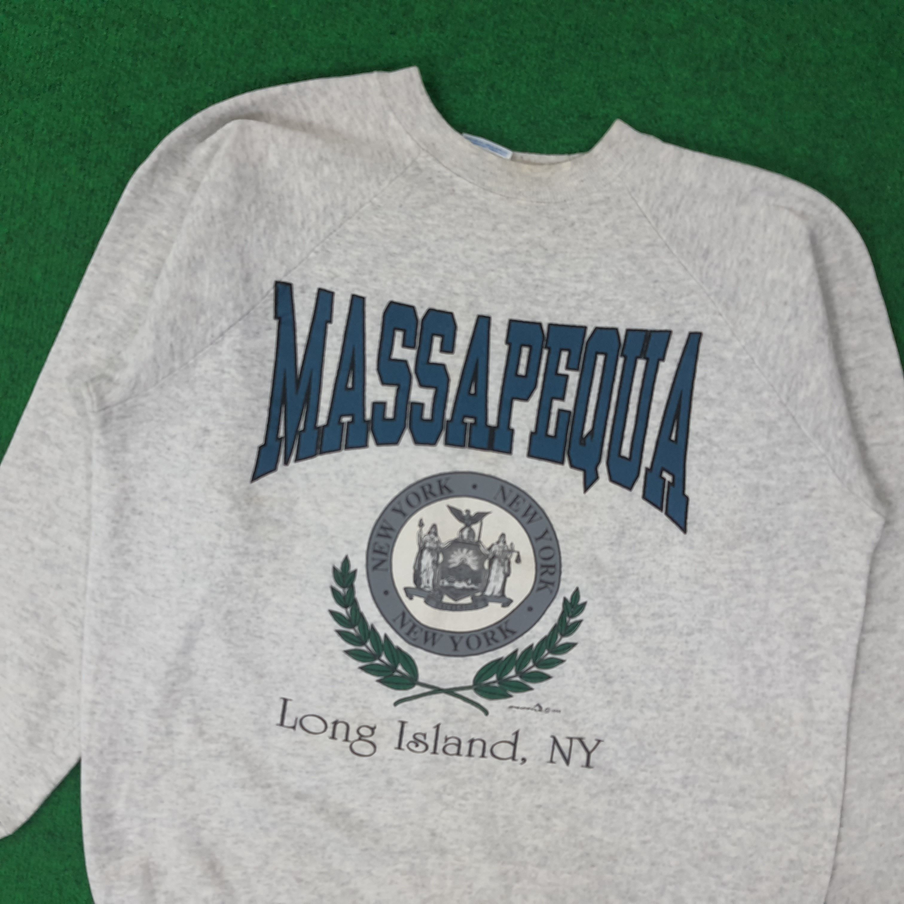 Vintage Vintage MASSAPEQUA Long Island New York Sweatshirt C257N5 Size US L / EU 52-54 / 3 - 2 Thumbnail