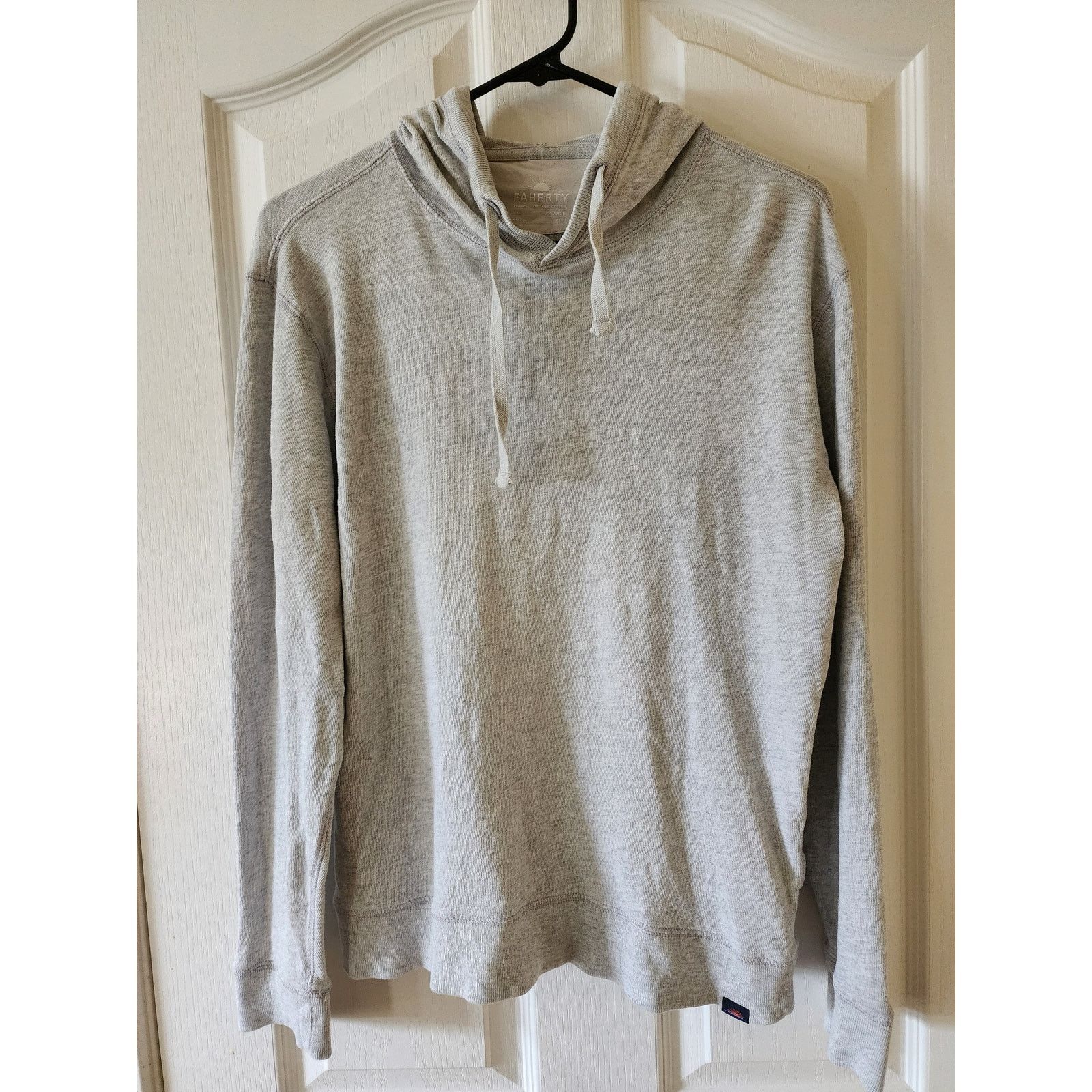 Faherty Faherty Women's XL Hoodie Organic Sunwashed Cotton Gray Size XL / US 12-14 / IT 48-50 - 1 Thumbnail