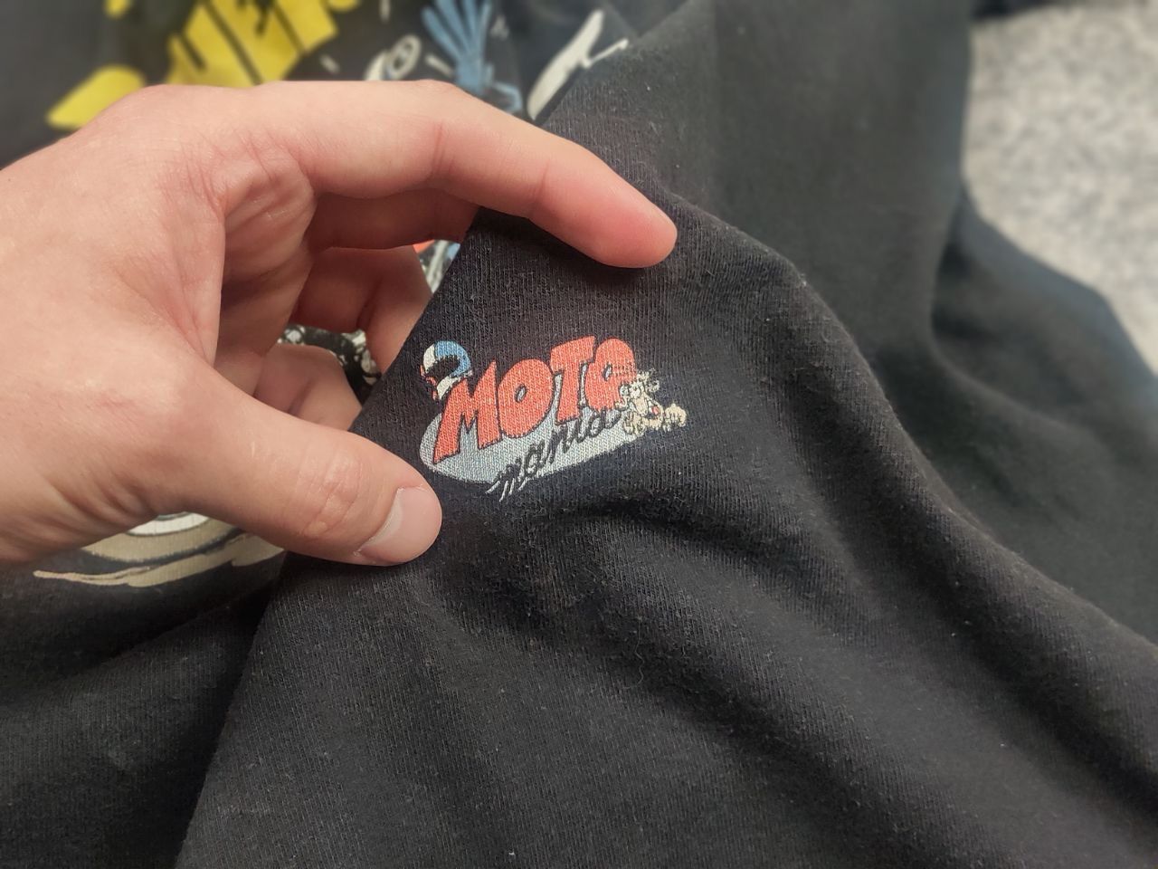 Vintage Vintage 90's Moto Mania Leise ist scheisse Graphic T Shirt Size US L / EU 52-54 / 3 - 13 Thumbnail