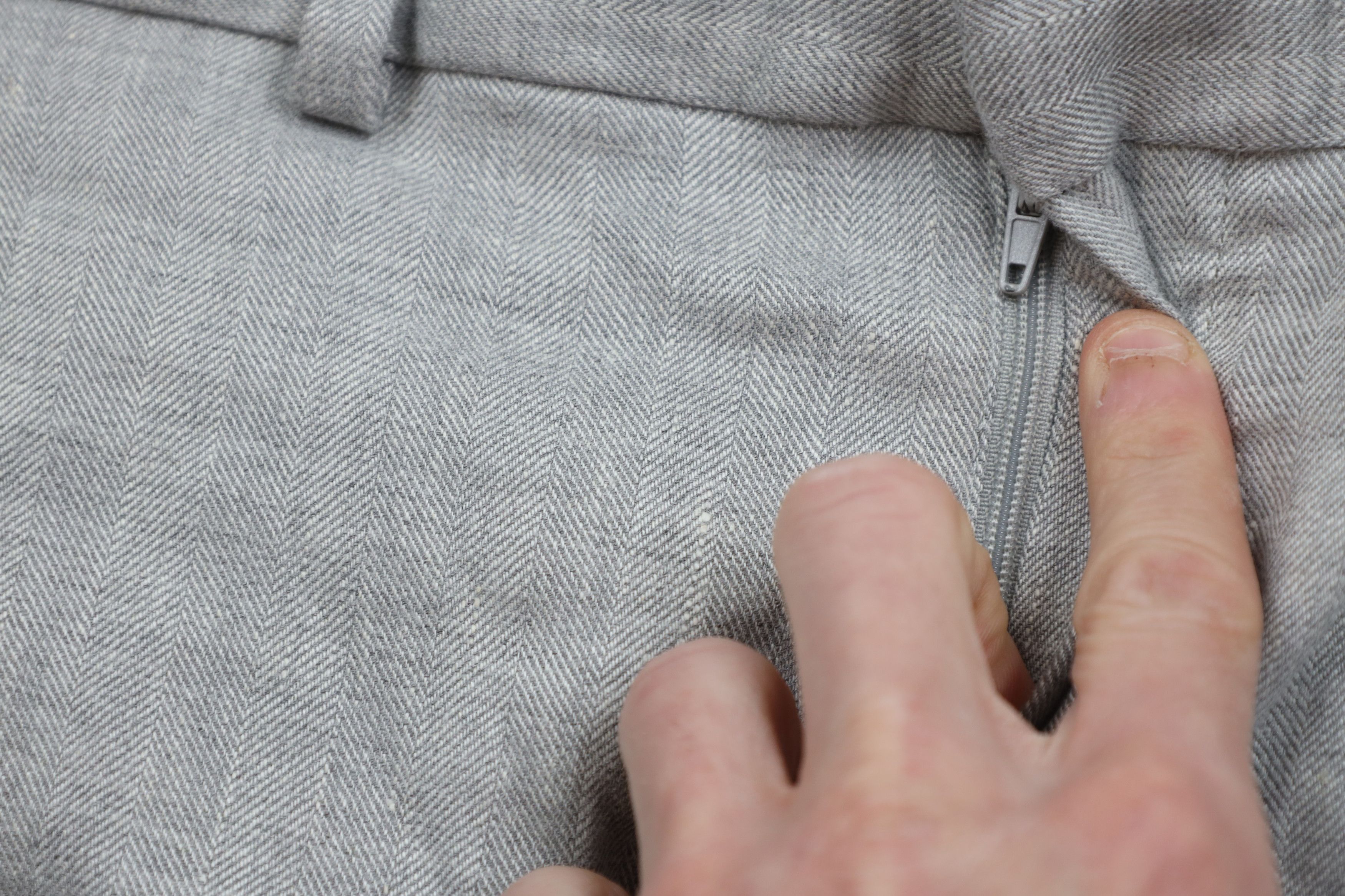 Express × Vintage Express Flannel Tapered Leg Chino Pants Trousers Gray Size US 36 / EU 52 - 6 Thumbnail