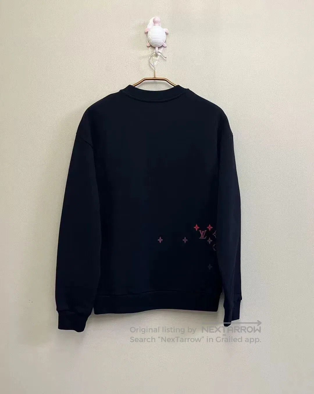 Louis Vuitton louis vuitton black embroidered logo sweatshirt. Size US XS / EU 42 / 0 - 4 Thumbnail