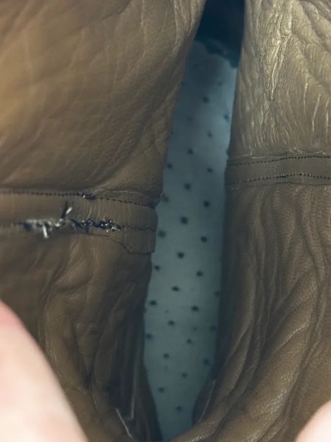 Roberto Cavalli AW2005 Roberto Cavalli Beige Leather Western Boots Size US 8 / IT 38 - 11 Thumbnail