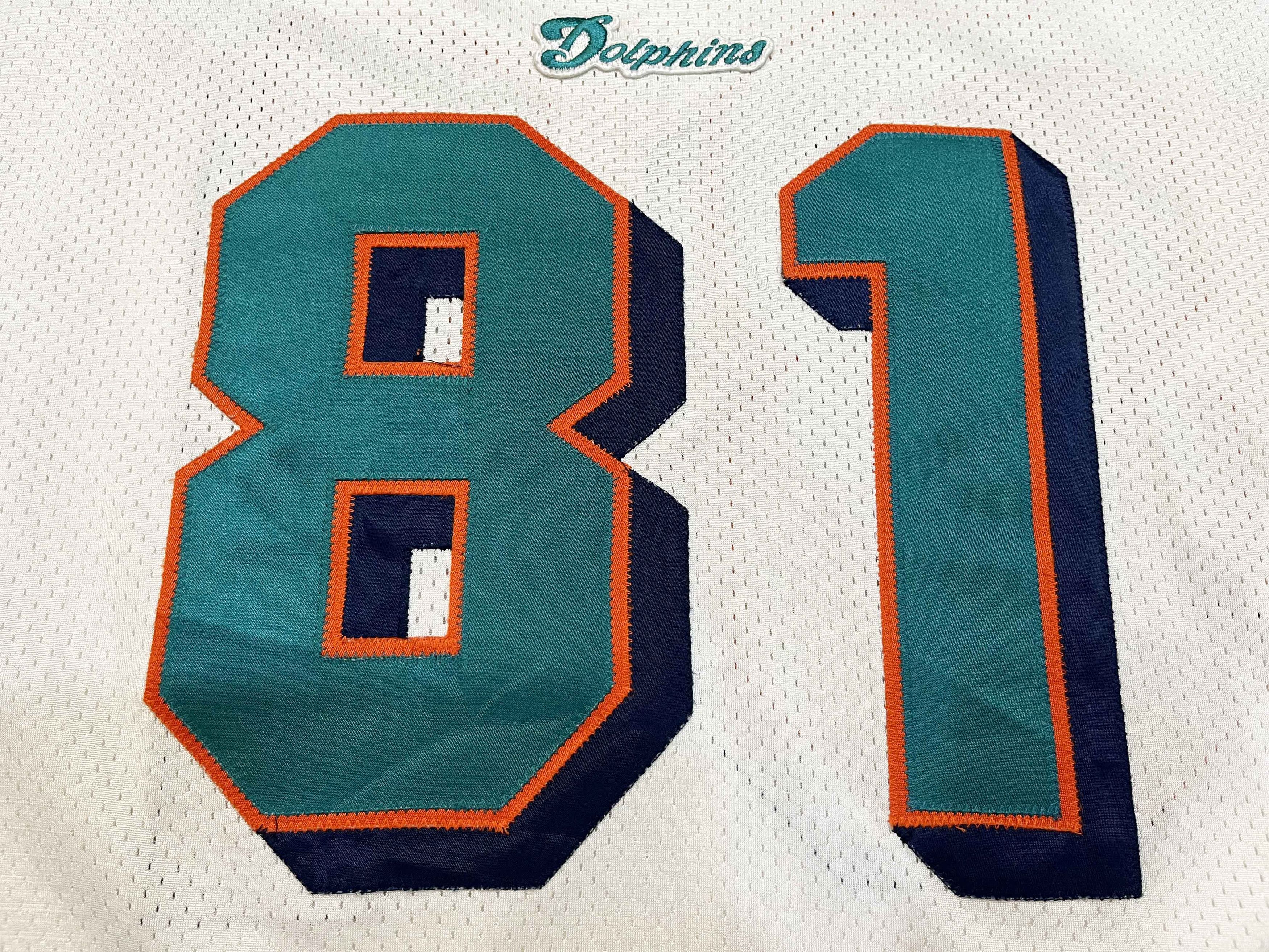 NFL × Starter × Vintage Vtg Starter Pro Line NFL Miami Dolphins McDUFFIE #81 Jersey Size US L / EU 52-54 / 3 - 2 Thumbnail