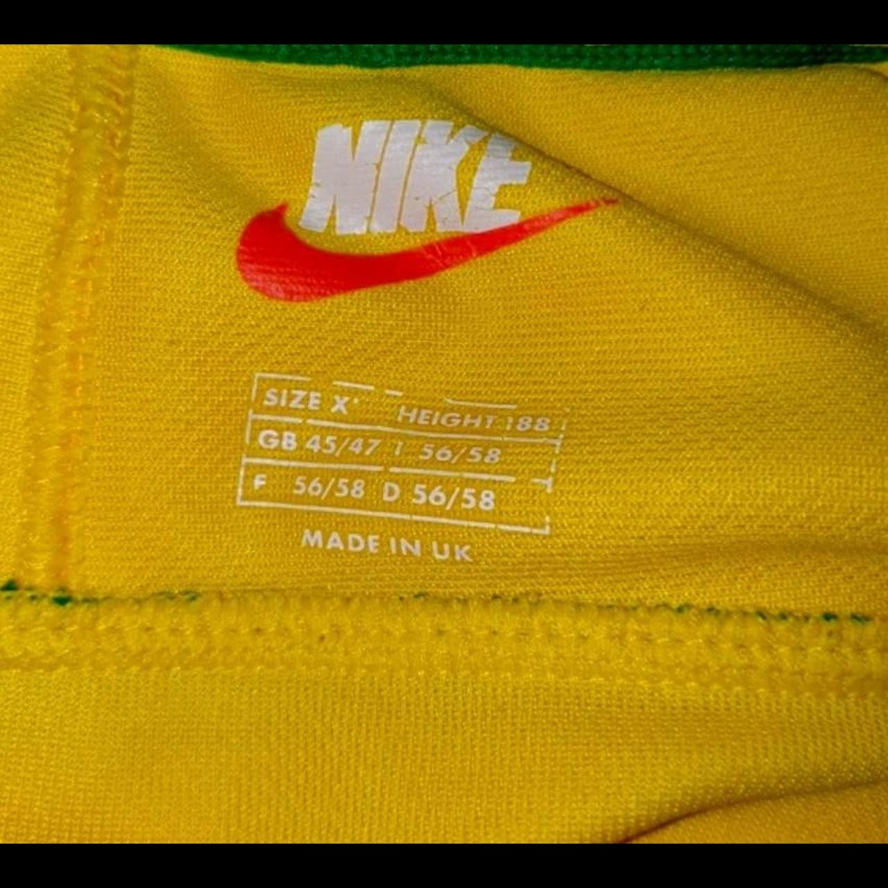 Nike Fc Brazil 1998 1999 Home Shirt Jersey trikot Size US XL / EU 56 / 4 - 3 Thumbnail