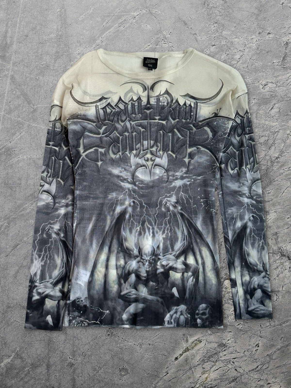 Jean Paul Gaultier Jean Paul Gaultier SS01 Satan Mesh Shirt