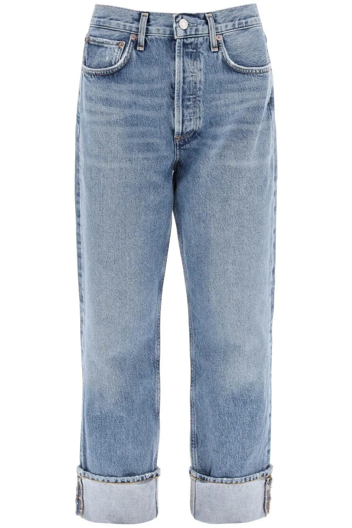 image of Agolde O1S22I1N0324 Ca Straight Jeans In Blue, Women's (Size 26)