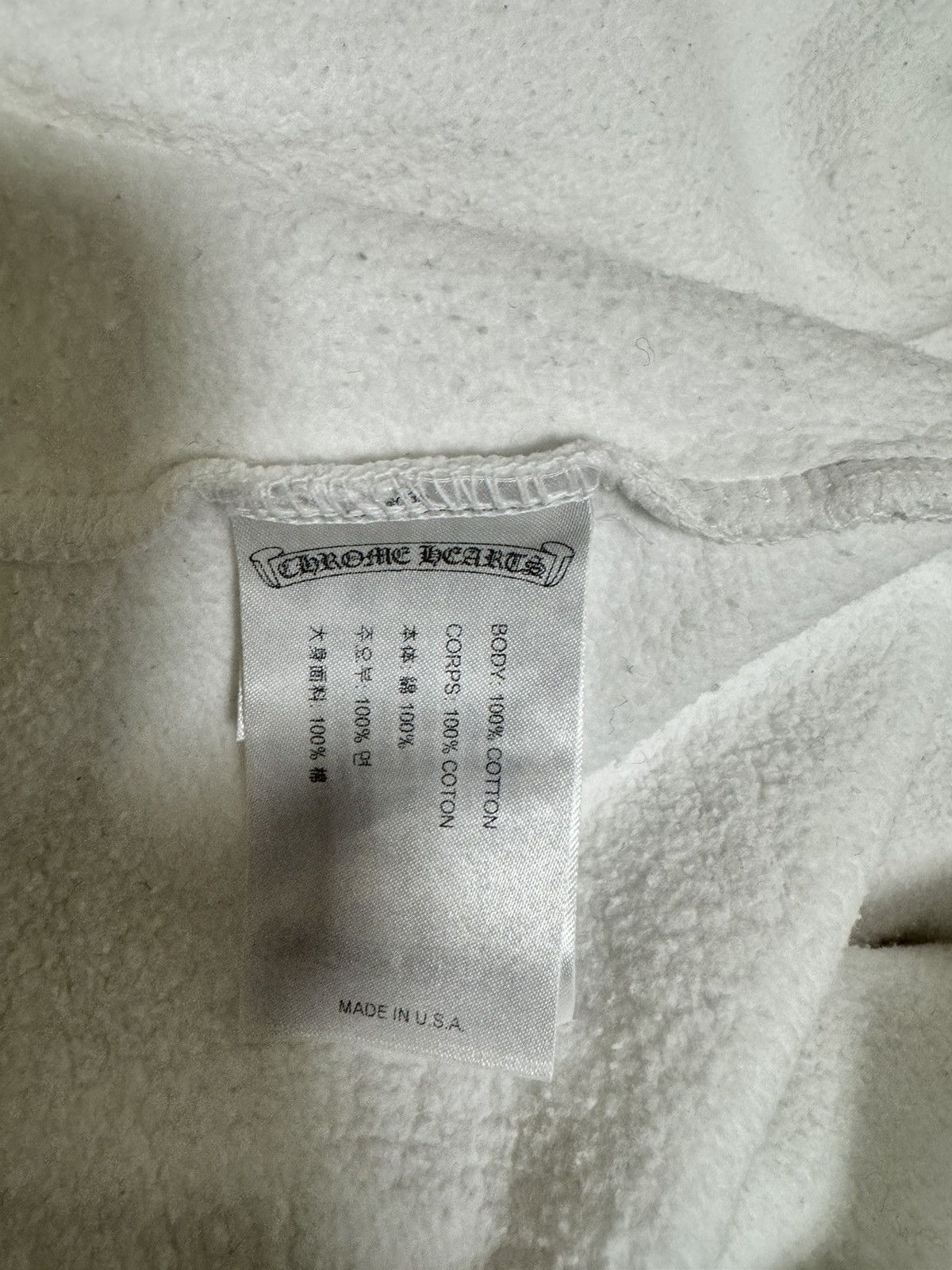 Chrome Hearts CHROME HEARTS HOLLYWOOD HOODIE WHT Size US M / EU 48-50 / 2 - 15 Thumbnail