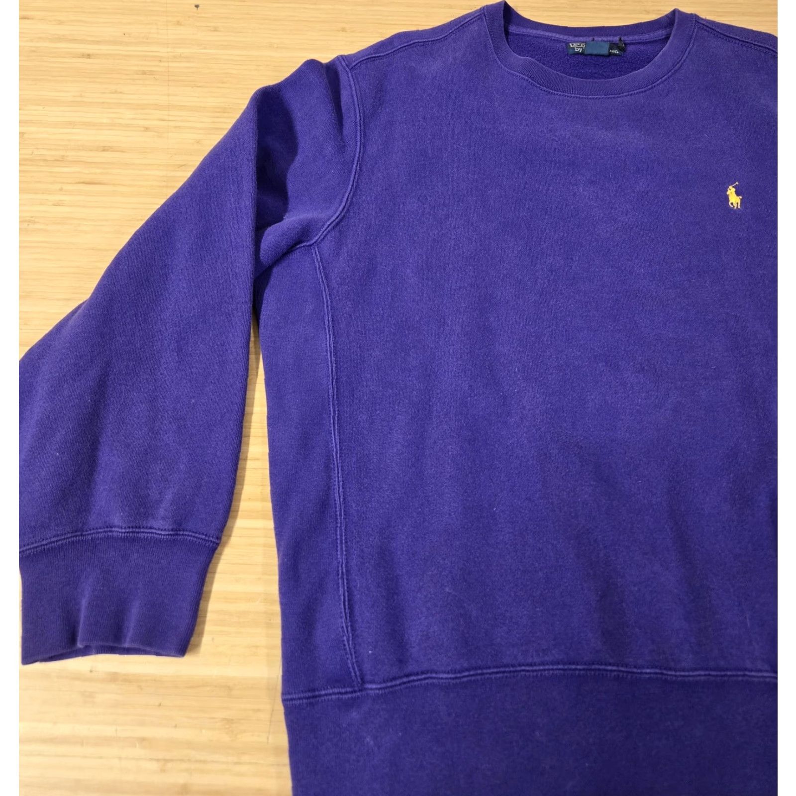 Polo Ralph Lauren Polo Ralph Lauren Sweatshirt Mens XL Purple Crewneck Embroidered Pony Pullover Size US XL / EU 56 / 4 - 3 Thumbnail