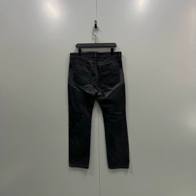 Other Givenchy Size33 Black Leather-patched Jeans Size US 33 - 3 Thumbnail