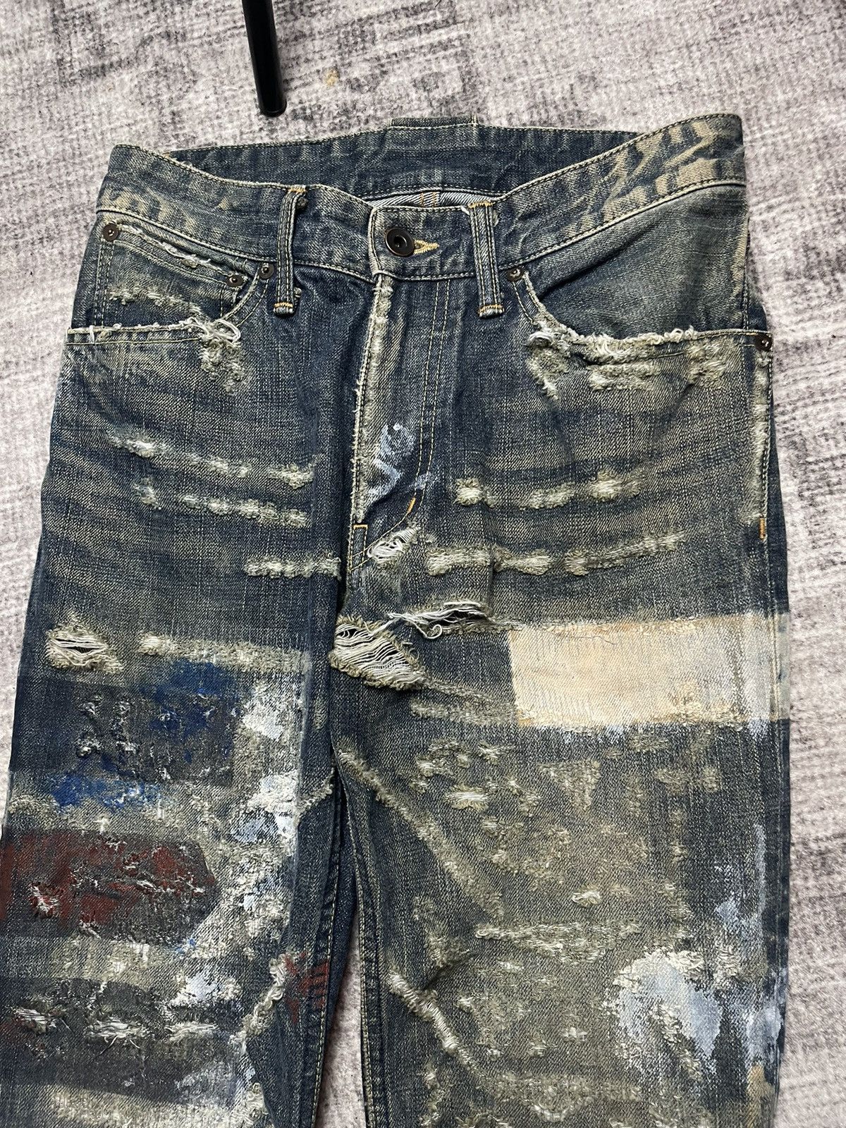Le Grande Bleu (L.G.B.) L.G.B. distressed Jeans Size US 28 / EU 44 - 4 Thumbnail