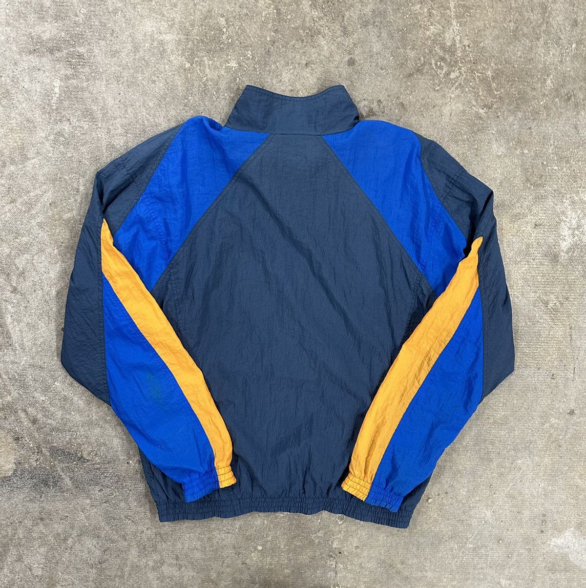 Nike Vintage 80s Nike Colour Block Windbreaker Jacket Size US XL / EU 56 / 4 - 2 Thumbnail