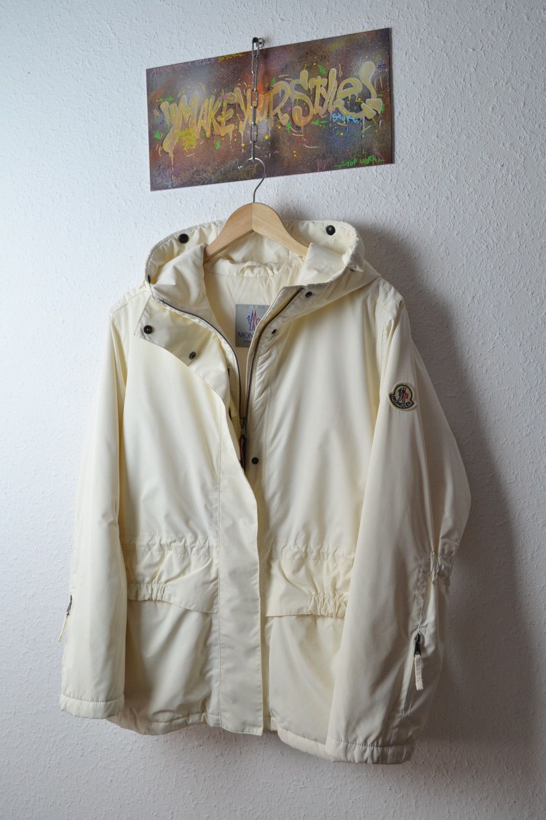 image of Archival Clothing x Moncler Vintage Moncler Grenoble Thermore Ski Woman’S Jacket in White, Women's 