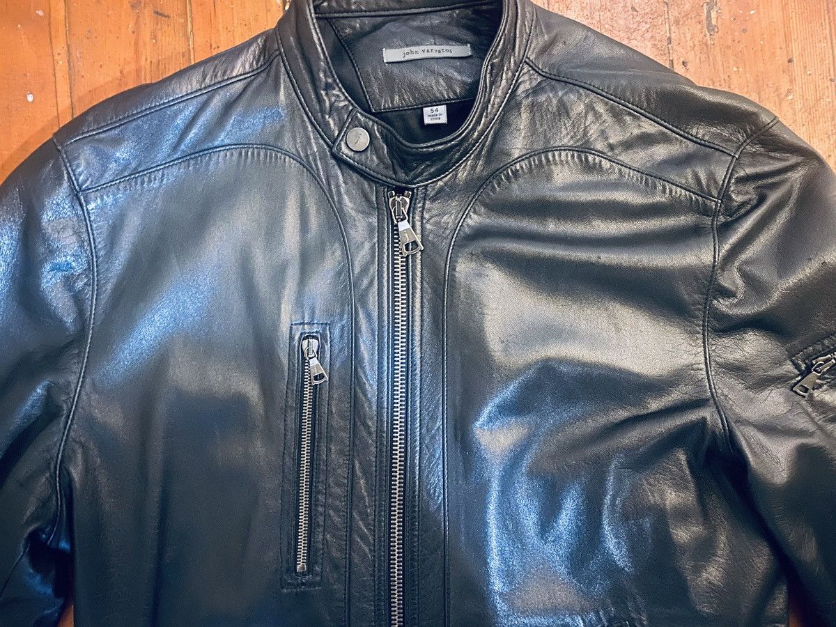 John Varvatos John Varvatos 2k Rock Star Black Leather Jacket Size US L / EU 52-54 / 3 - 9 Thumbnail