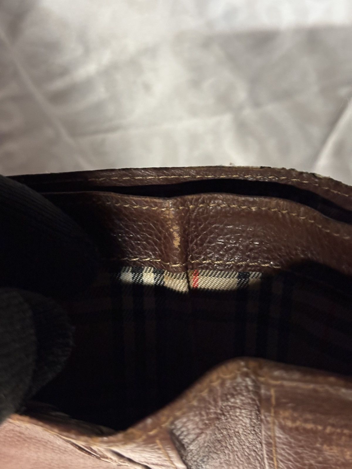 Burberry (heavy used) Burberrys Vintage Wallet Size ONE SIZE - 16 Thumbnail