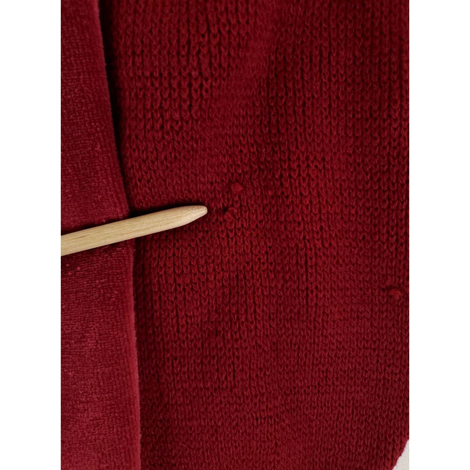 Izod VINTAGE Izod Lacoste Sweater Pullover VTG 60s 70s V Neck Velour Knit Sleeves Plum Mens M Size US M / EU 48-50 / 2 - 5 Thumbnail