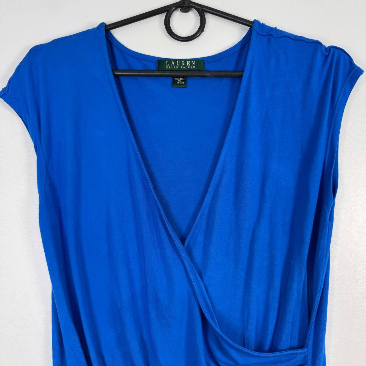 Ralph Lauren Lauren Ralph Lauren Blue Wrap Top Womens M Size M / US 6-8 / IT 42-44 - 2 Thumbnail