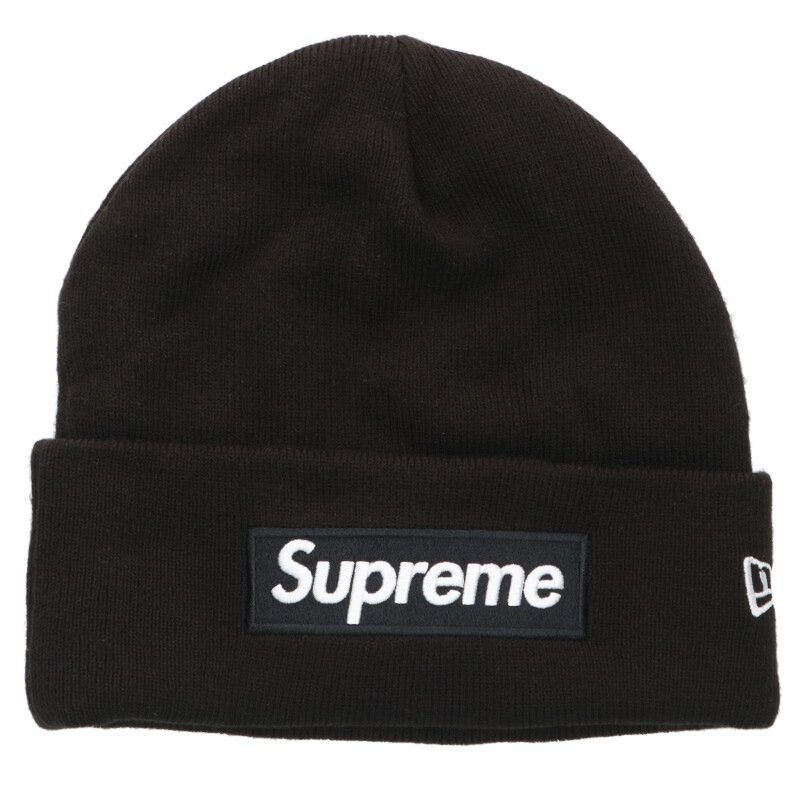 Supreme Supreme New Era Devil S Logo Beanie - Black Orange Stripe