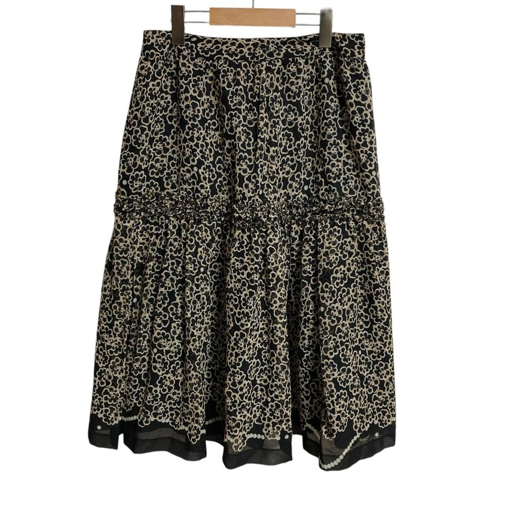 Other Other INGEBORG Camellia Print Chiffon Skirt Textile Skirts P023XFS01 DUTY FREE for USA Size ONE SIZE - 1 Thumbnail