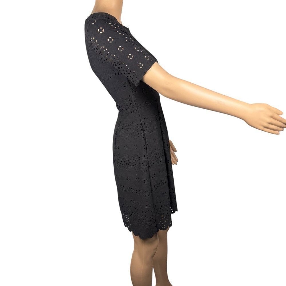 Banana Republic NWT New $138 Banana Republic Laser Cut Black Mini Dress Siz Size XS / US 0-2 / IT 36-38 - 4 Thumbnail