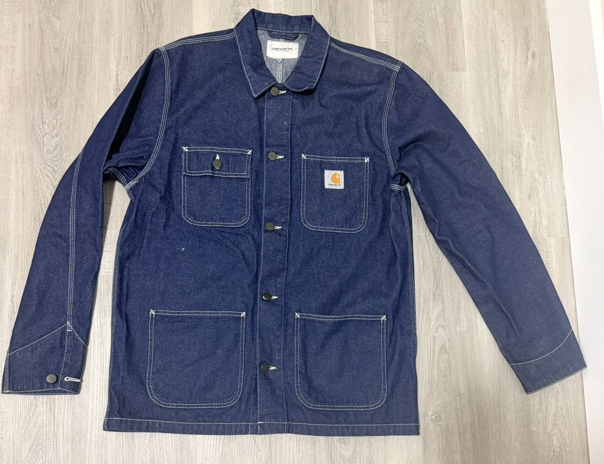 Carhartt Carhartt navy denim jacket Size US XL / EU 56 / 4 - 1 Thumbnail