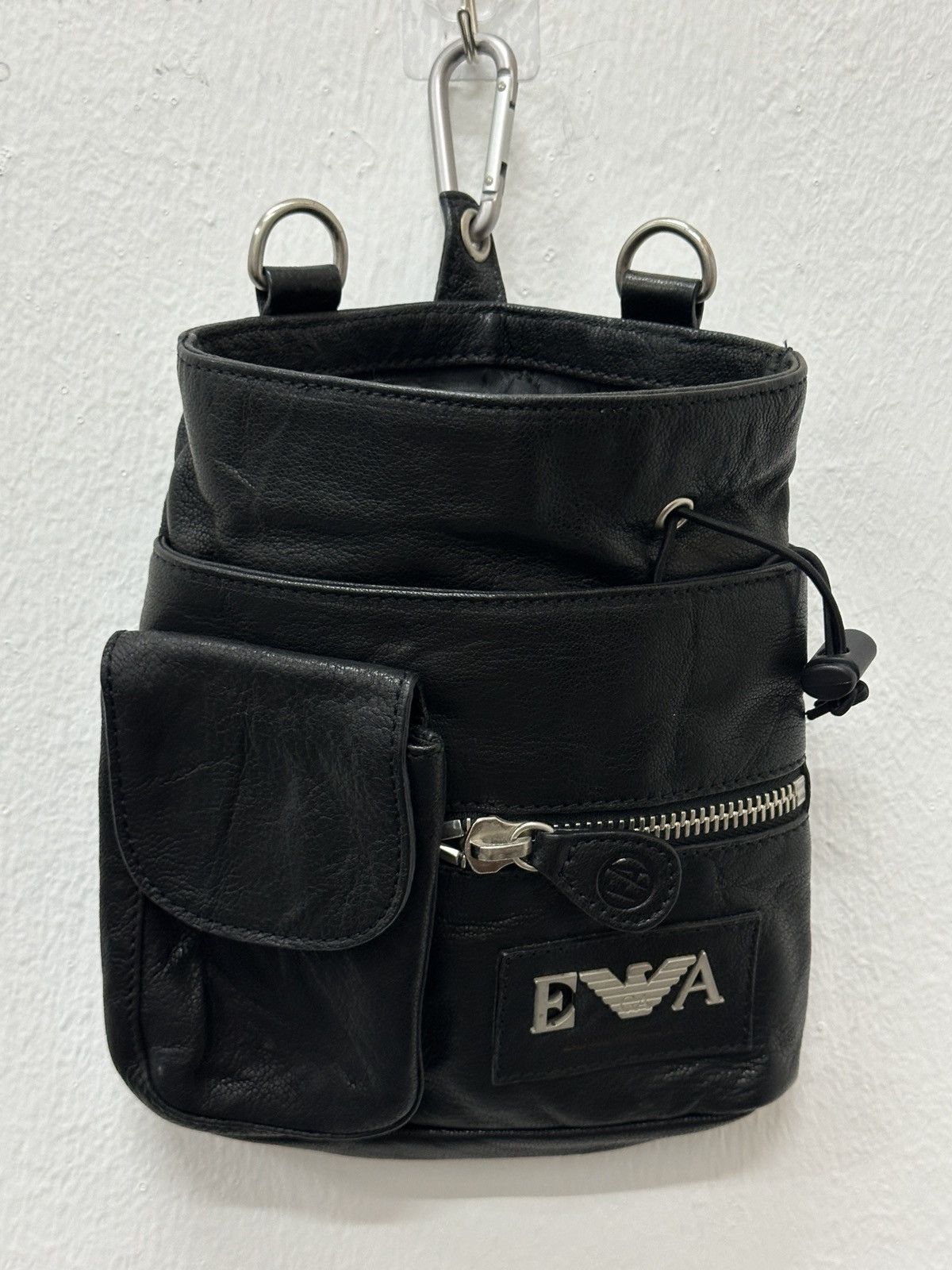 Emporio Armani 1990 Emporio Armani True Leather Side / Shoulder bag Size ONE SIZE - 20 Thumbnail