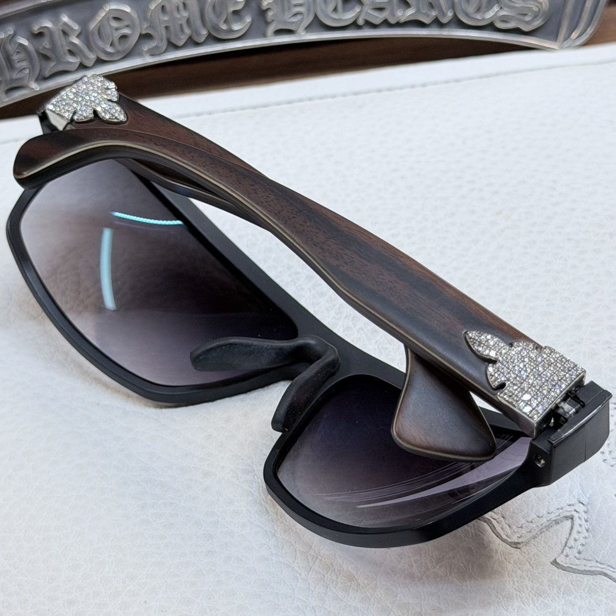 Chrome Hearts 💎 JEWEL 💎 Chrome Hearts Home Plate 1/1 Sunglasses Size ONE SIZE - 2 Thumbnail