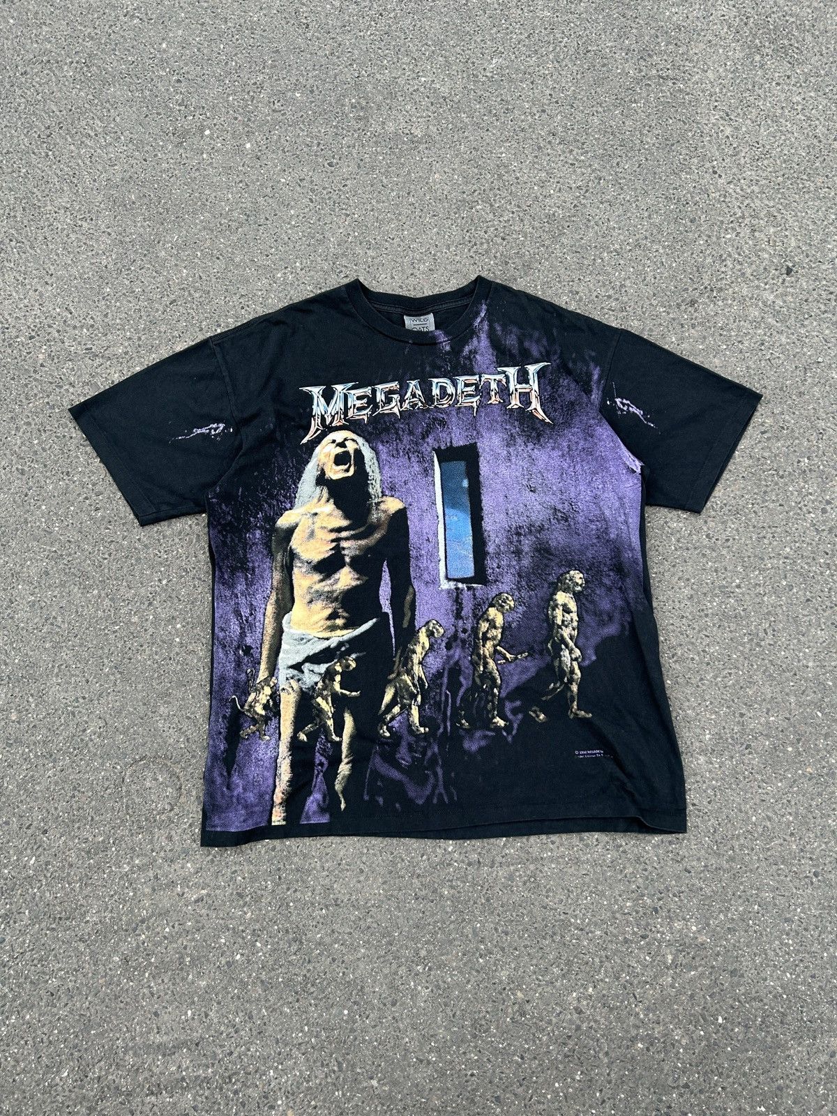 image of Band Tees x Megadeth Vintage 1992 Megadeath Countdown To Extinction Bootleg in Black (Size Medium)