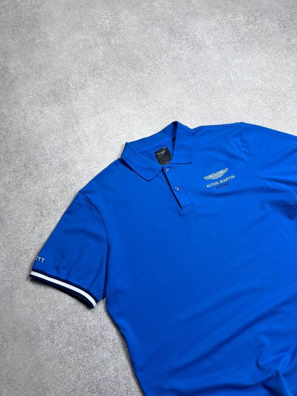 Hackett × Vintage Vintage Hackett Aston Martin Polo Shirt Y2K M Size US XL / EU 56 / 4 - 2 Thumbnail
