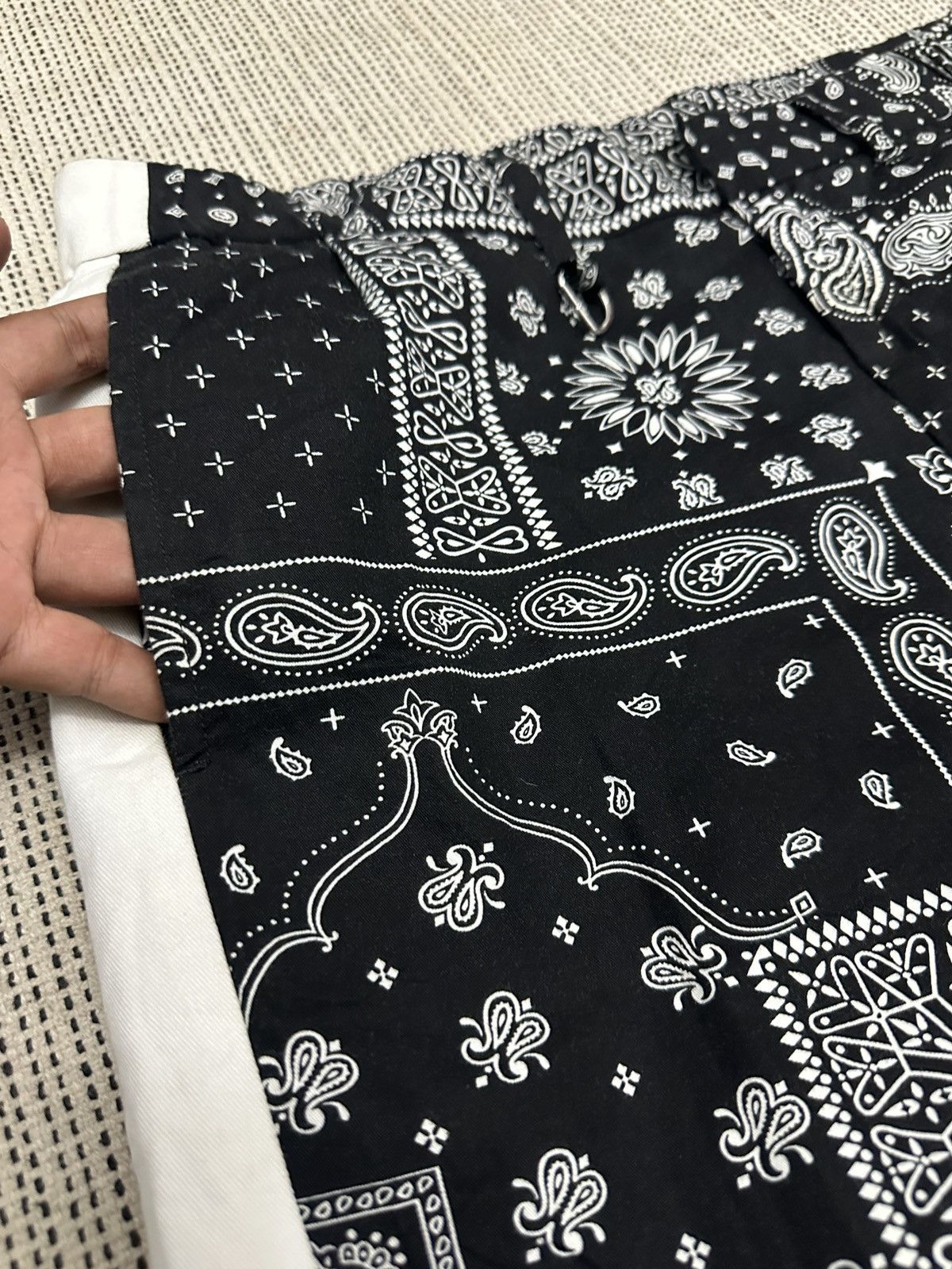 Japanese Brand × monkey time 🔥🔥🔥Monkey Time Paisleys Pants / Trousers Size US 35 - 4 Thumbnail
