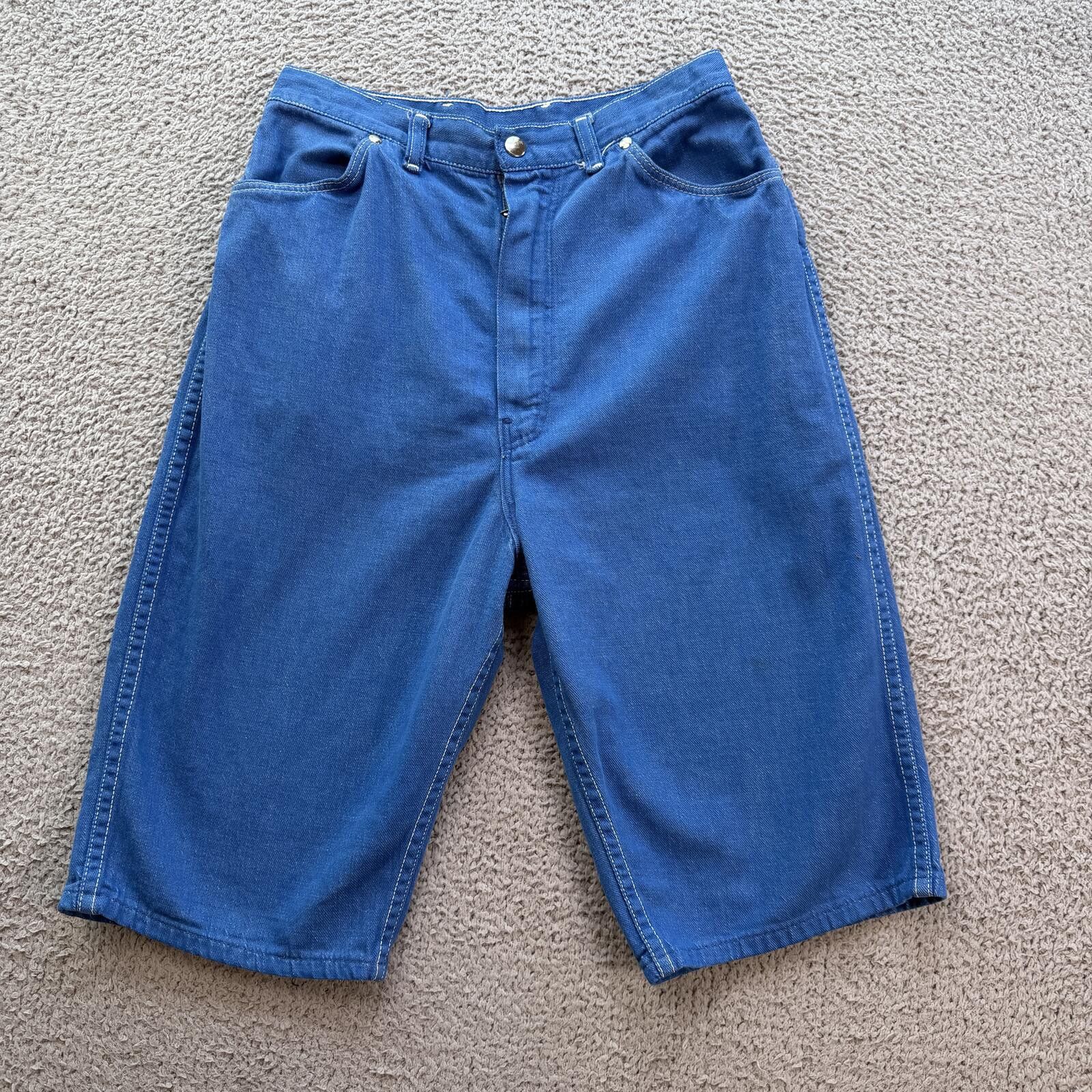Wrangler Vintage 80s Wrangler Blue Bell Denim Shorts USA Blue 16 25W Size 25" / US 0 / IT 36 - 1 Thumbnail